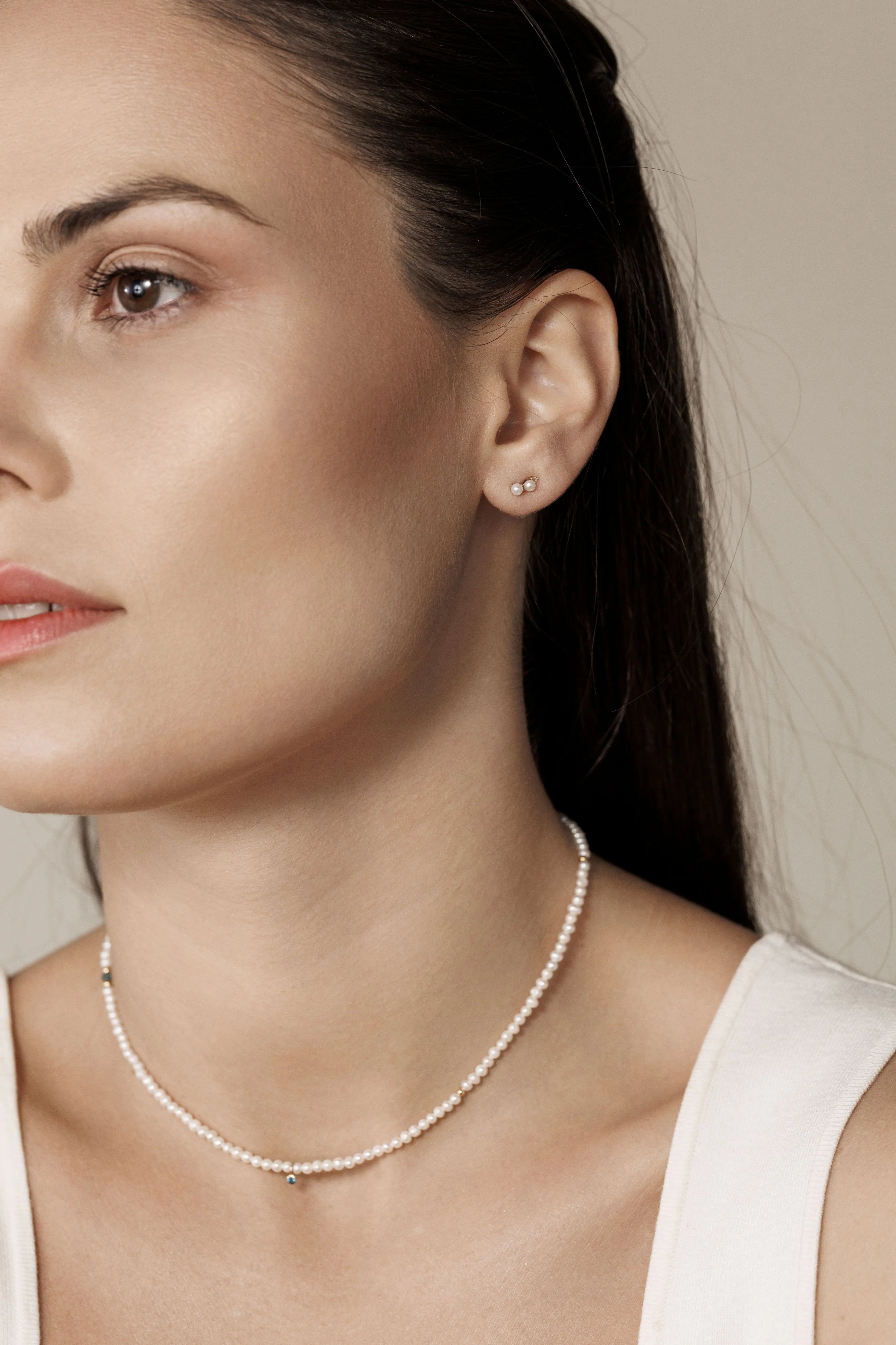 Cercel Aur Pearly Constellation (pierce) LisaConcept