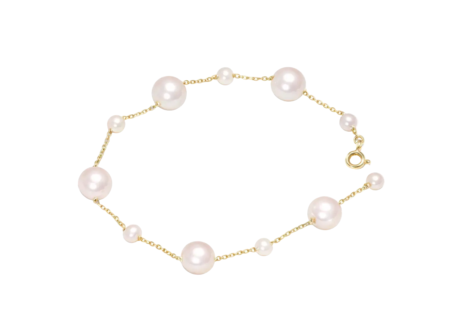 Bratara Argint Pearl Drip Drop LisaConcept