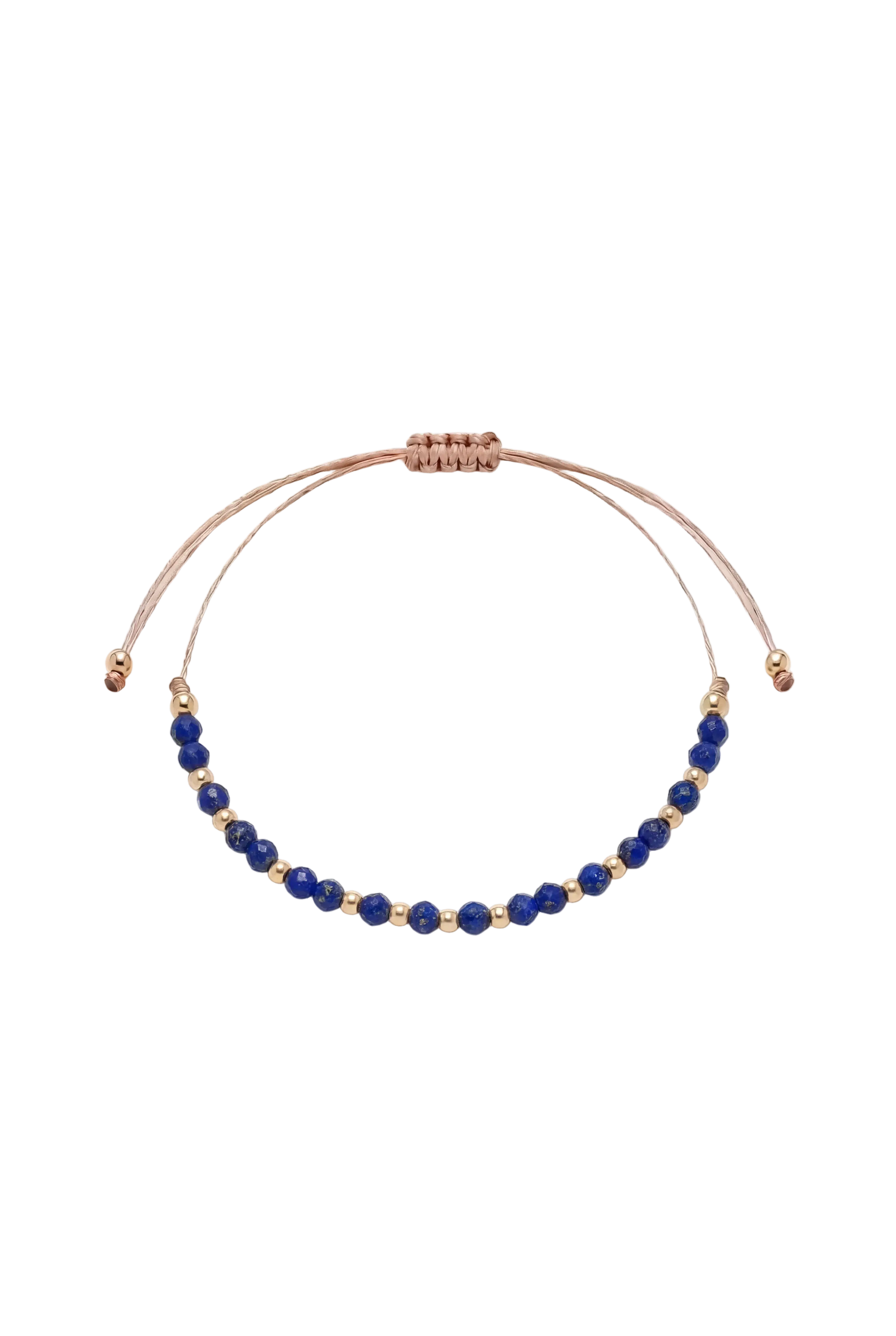 Brățară pe șnur Lapis Lazuli III Lisa&Co.