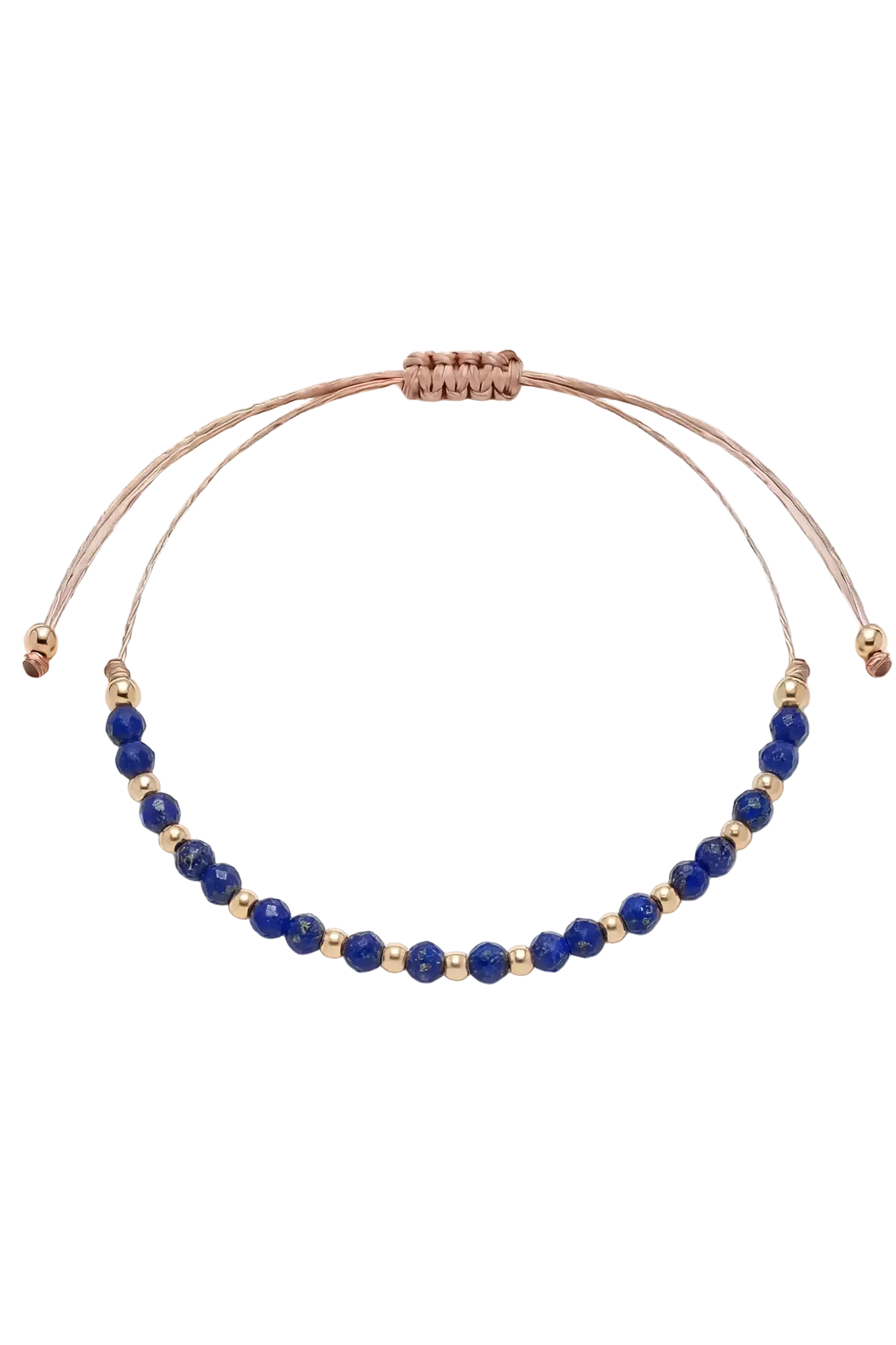 Brățară pe șnur Lapis Lazuli III Lisa&Co.