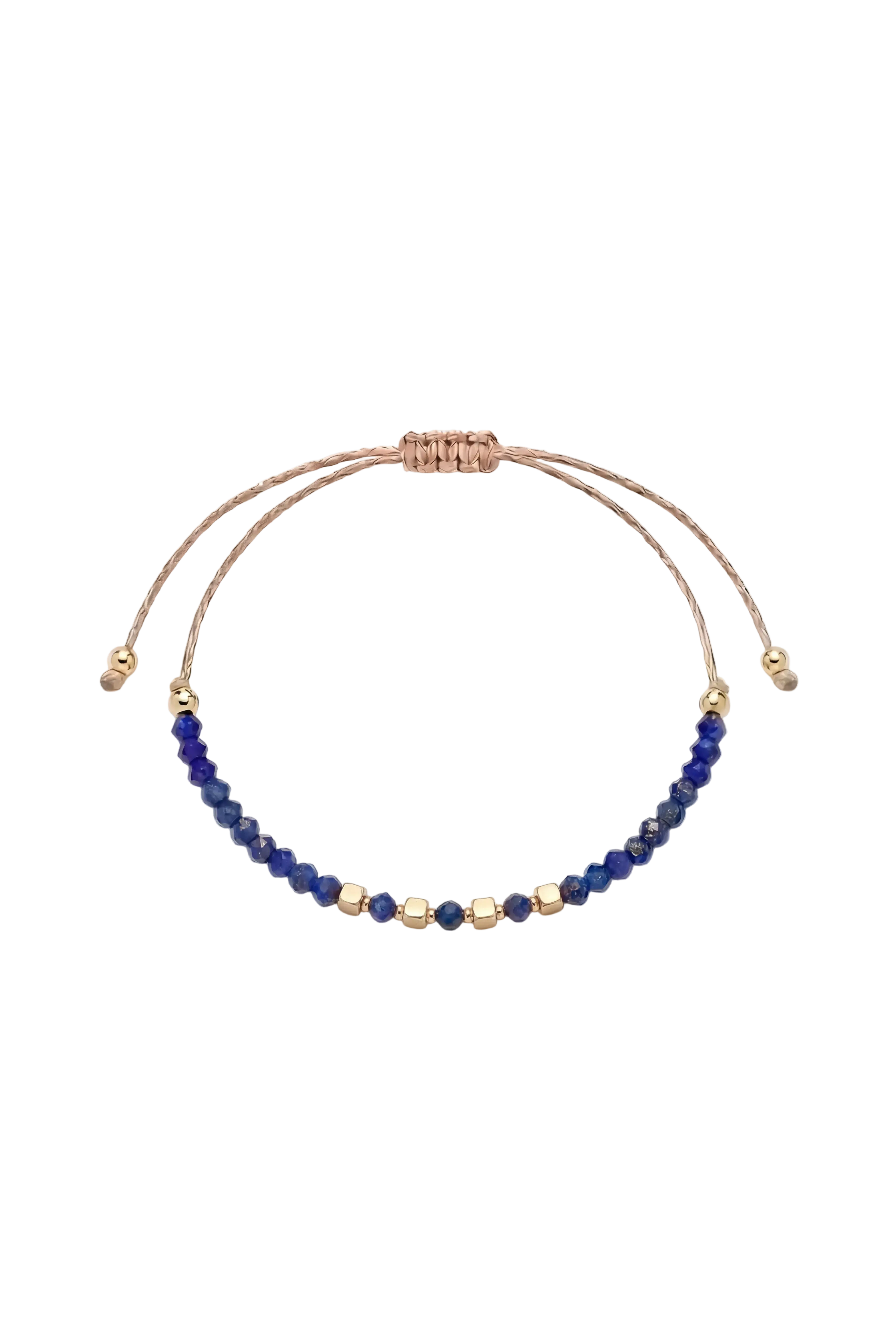 Brățară pe șnur Lapis Lazuli IV Lisa&Co.