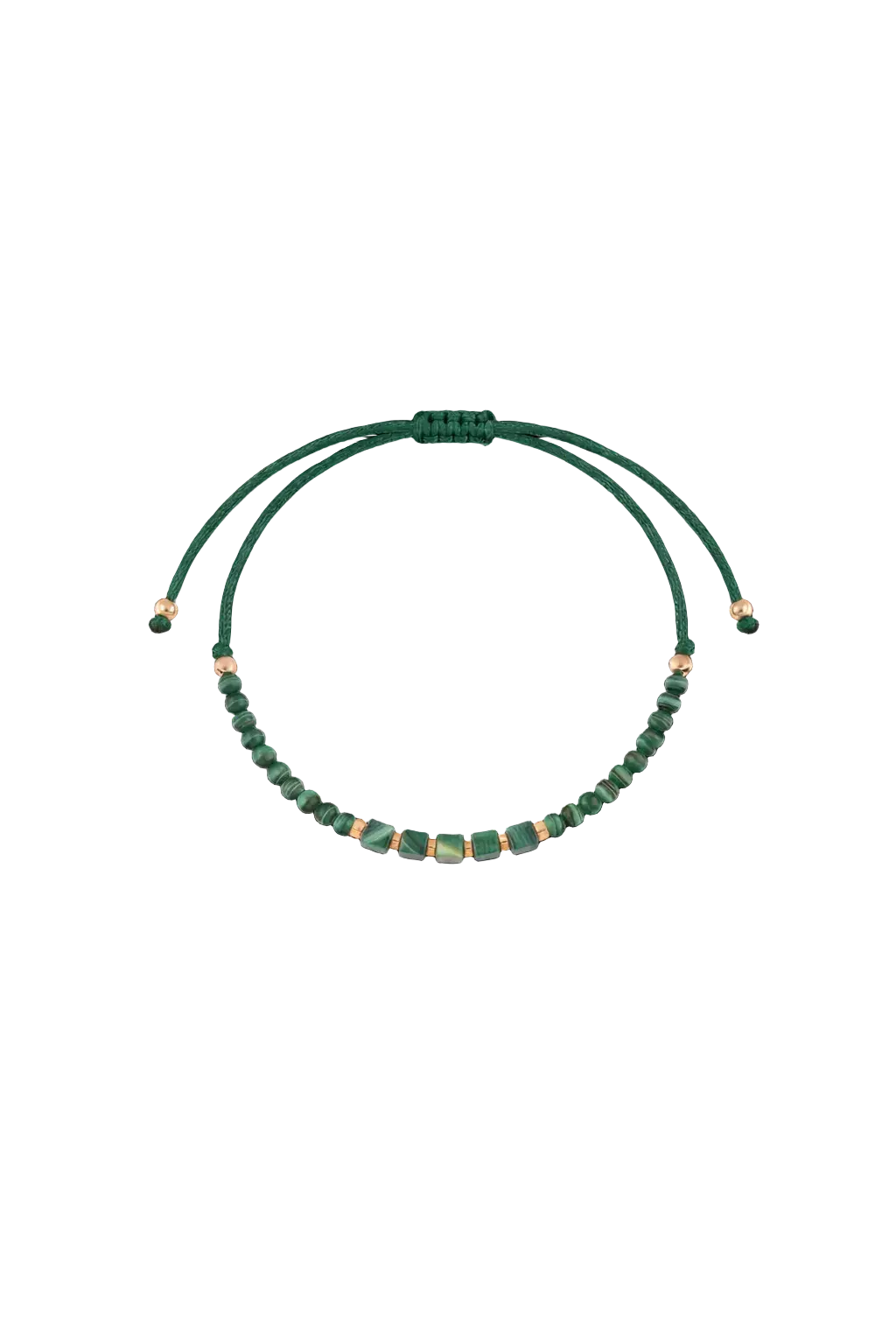 Brățară pe șnur Malachit IV Lisa&Co.
