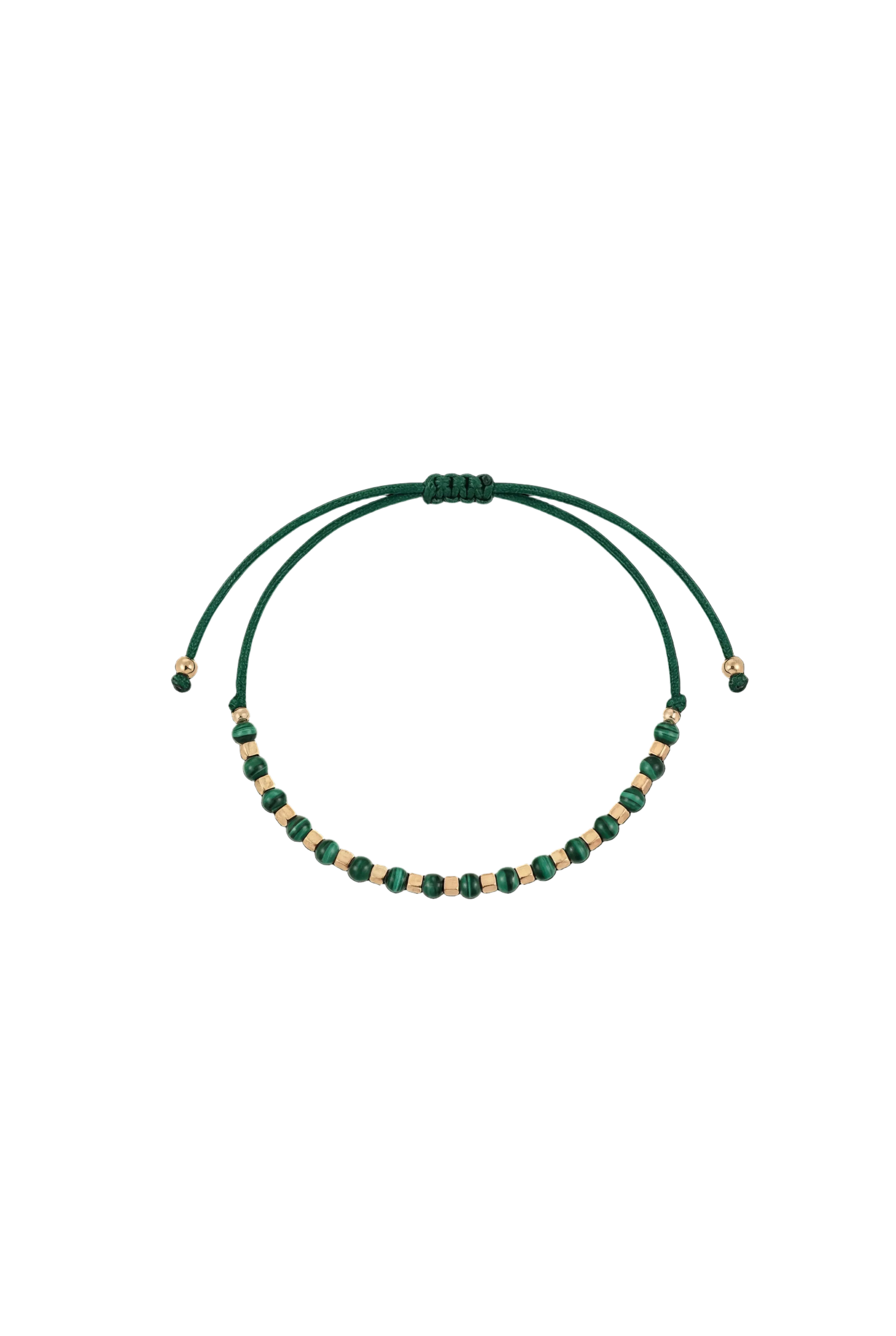 Brățară pe șnur Malachit V Lisa&Co.