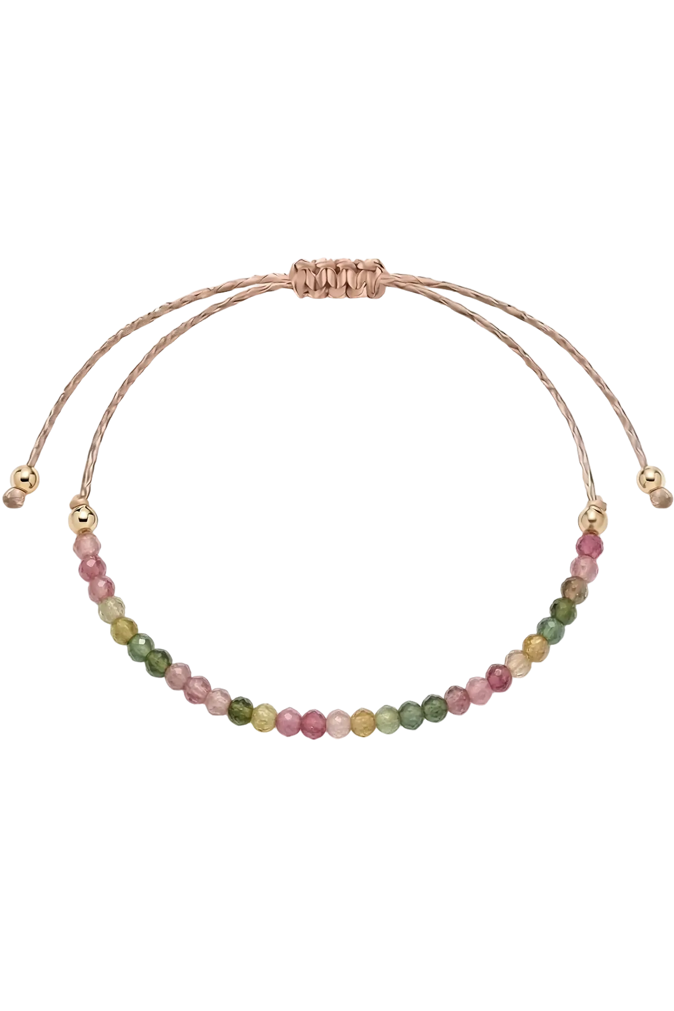 Brățară pe șnur Rainbow Tourmaline I Lisa&Co.