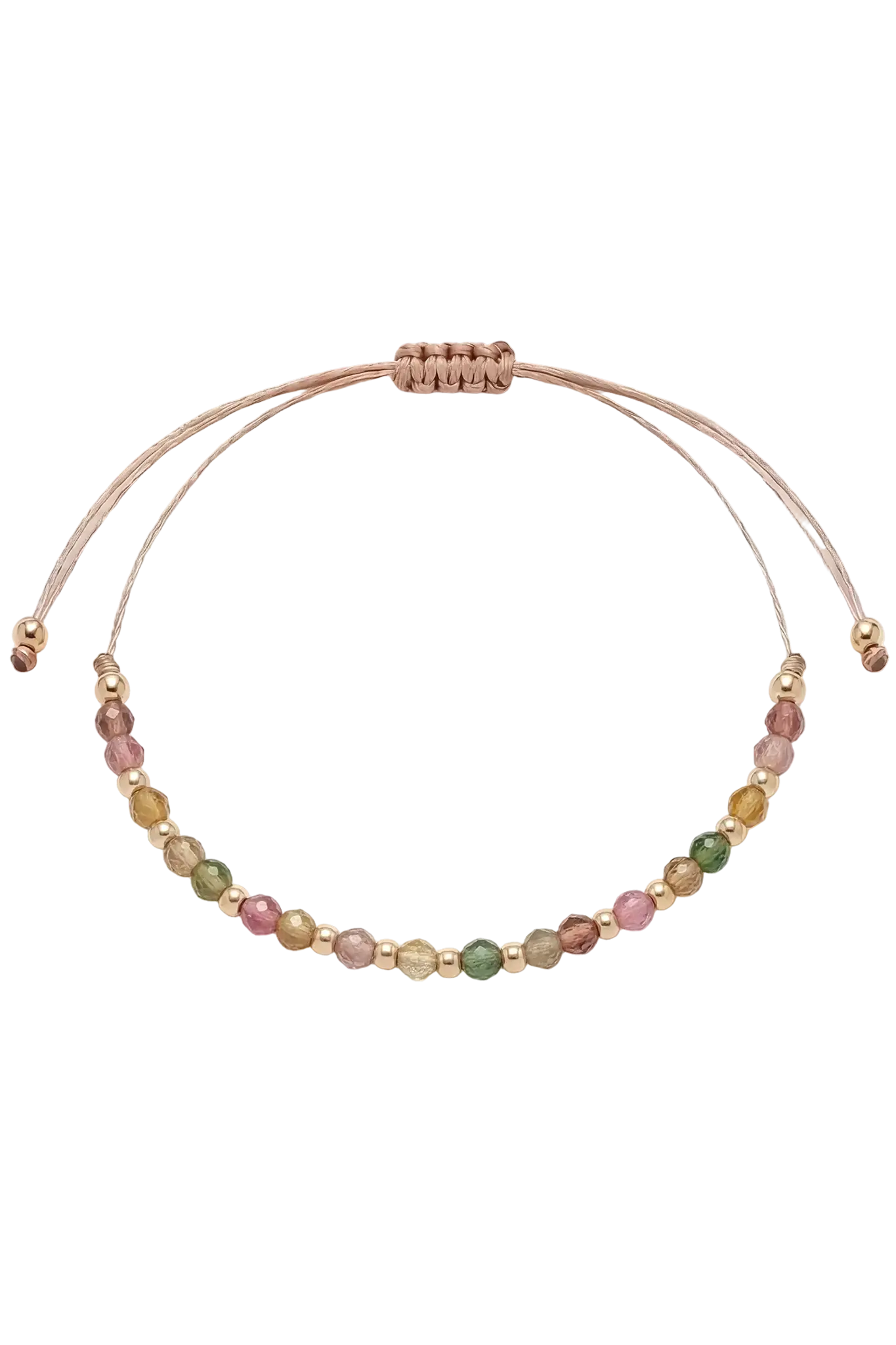Brățară pe șnur Rainbow Tourmaline III Lisa&Co.