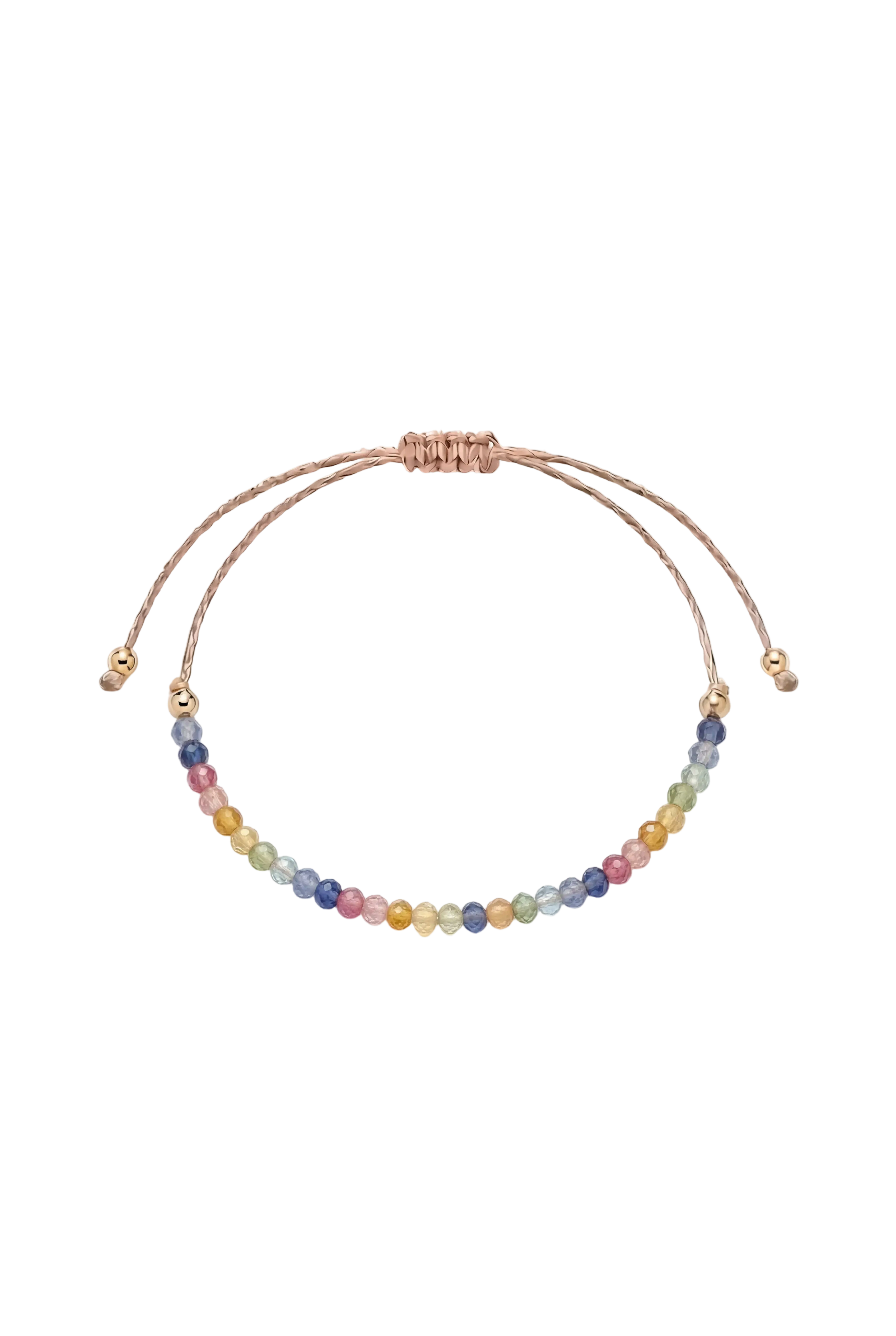 Brățară pe șnur Safir Multicolor I Lisa&Co.