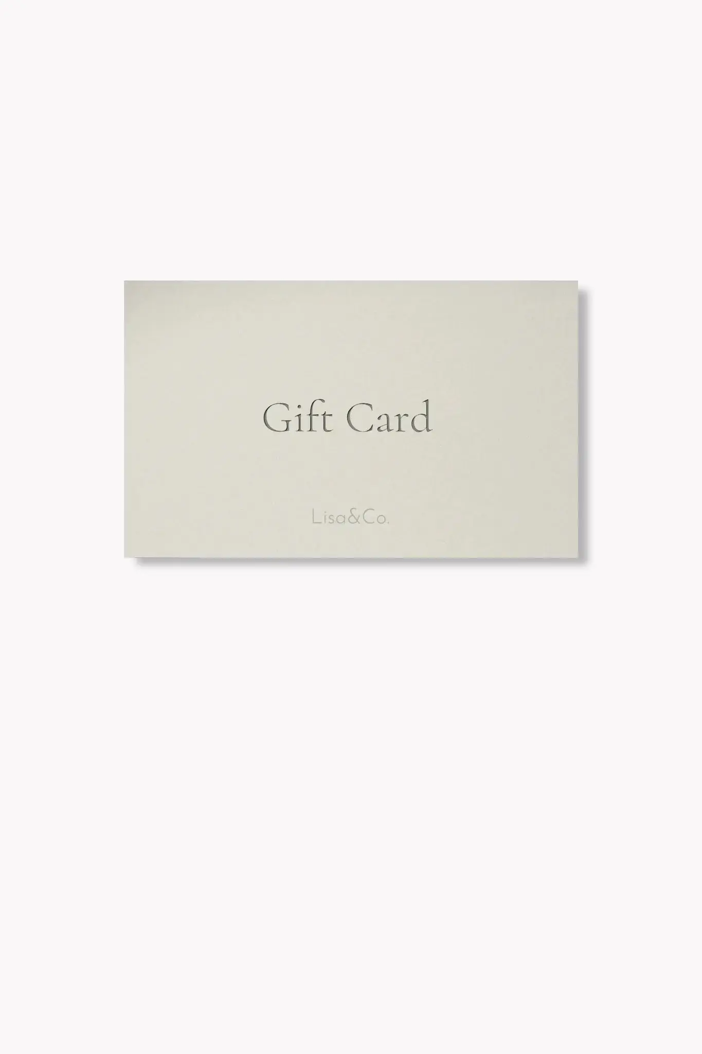 Card Cadou - Digital Lisa&Co.