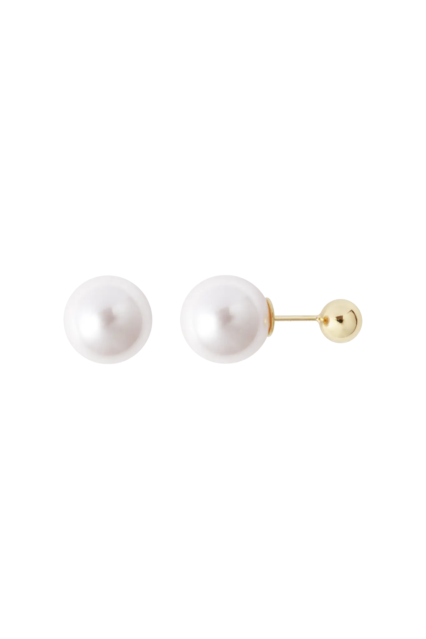 Cercei Argint Ball Pearl LisaConcept