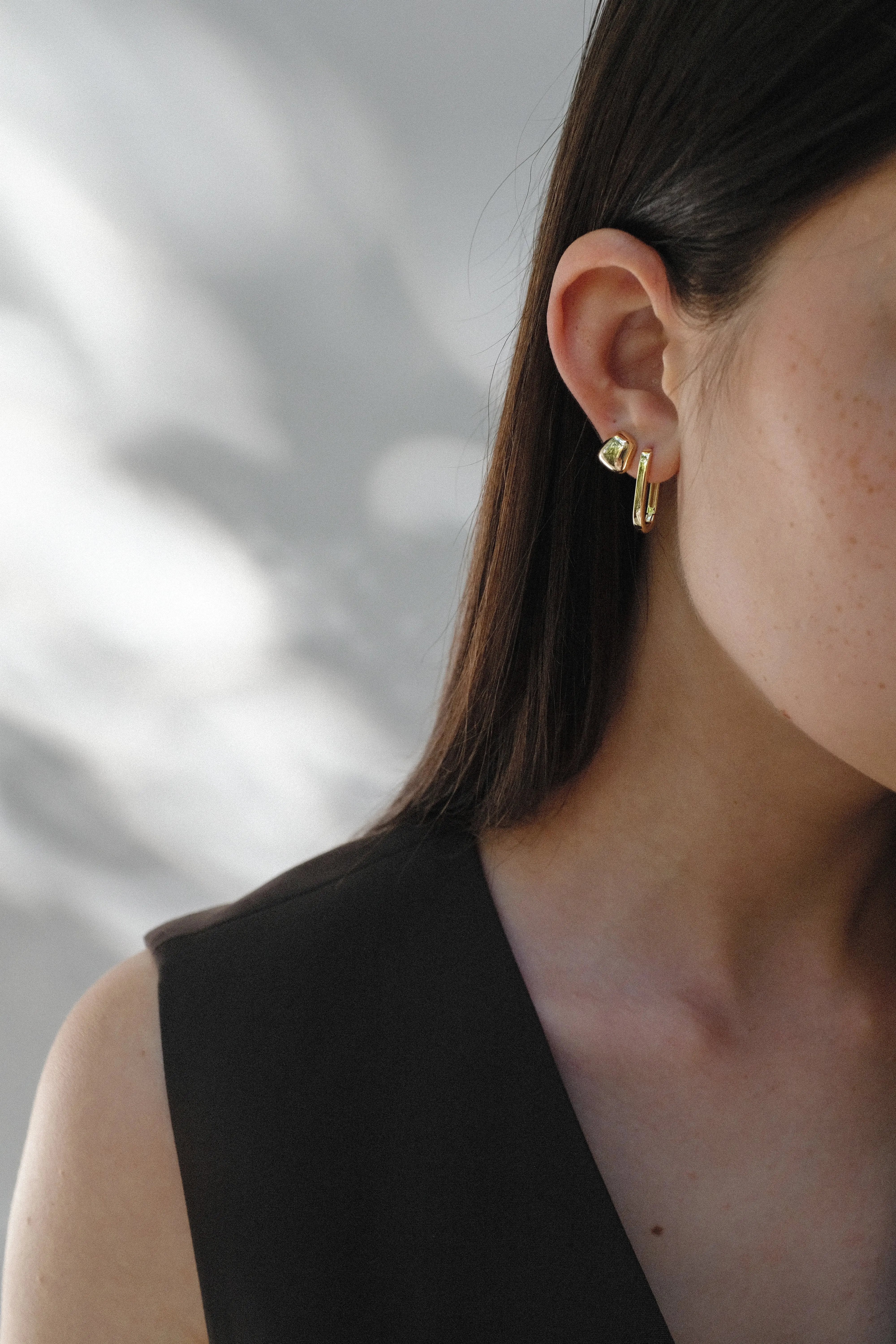 Cercei Argint Bold Mirror Lisa&Co.