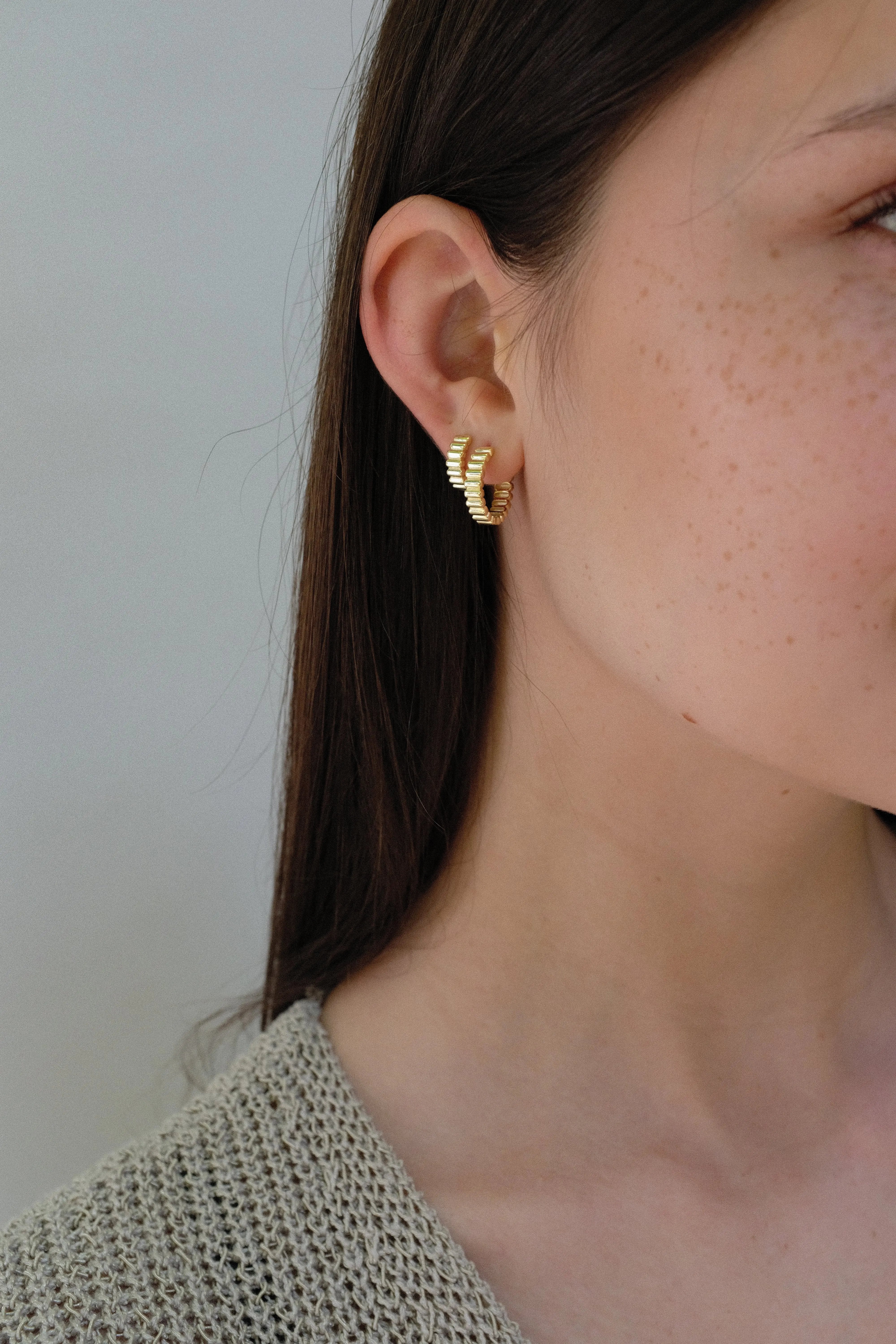 Cercei Argint Columna L Lisa&Co.