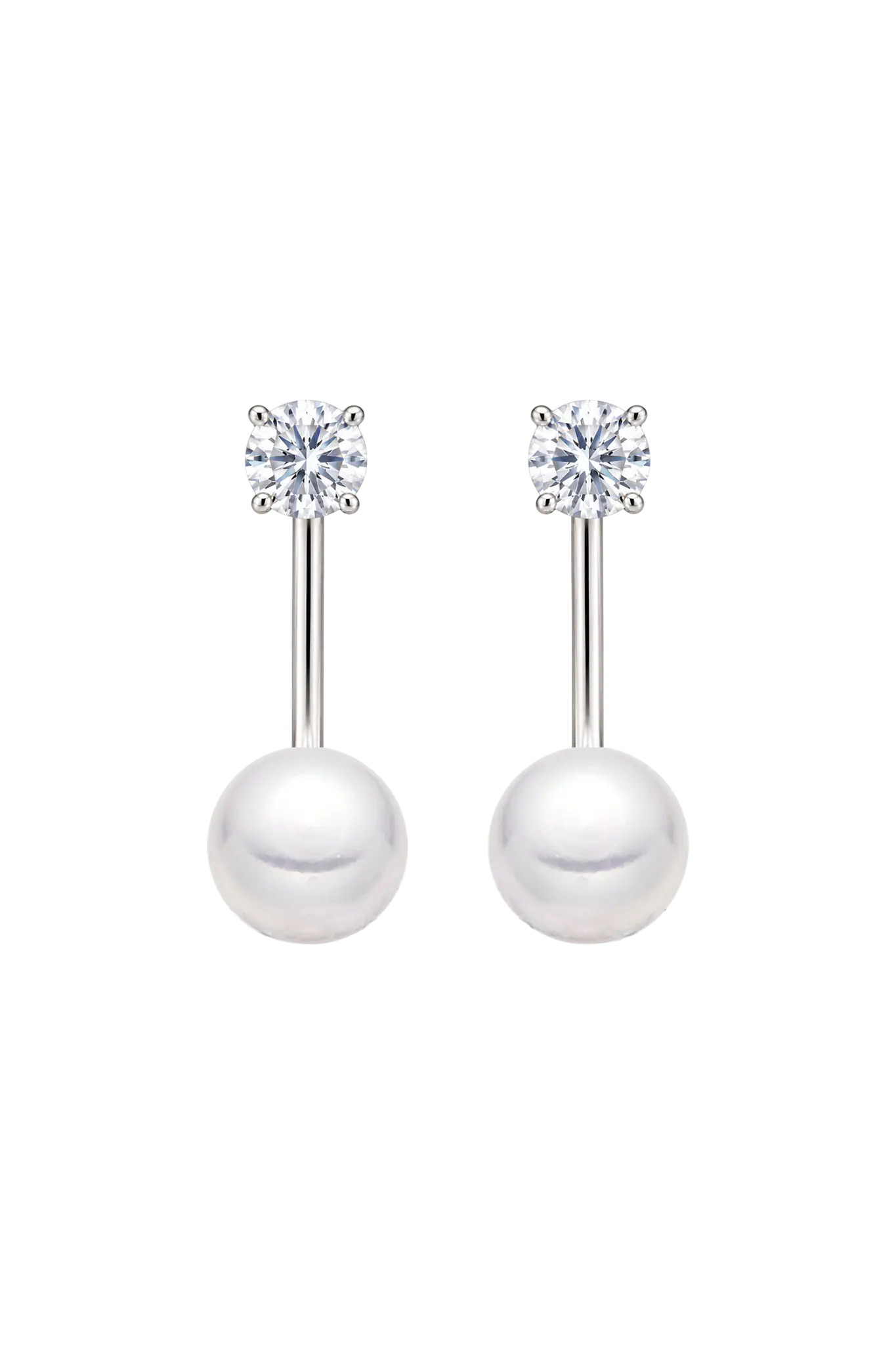 Cercei Argint Crystal Anchor LisaConcept