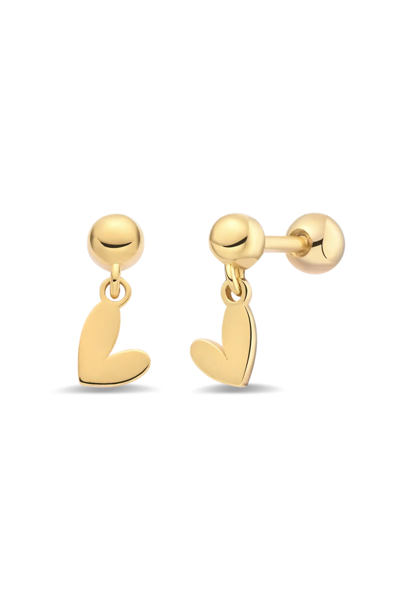 Cercei Argint Cu Filet Heart Swing LisaConcept