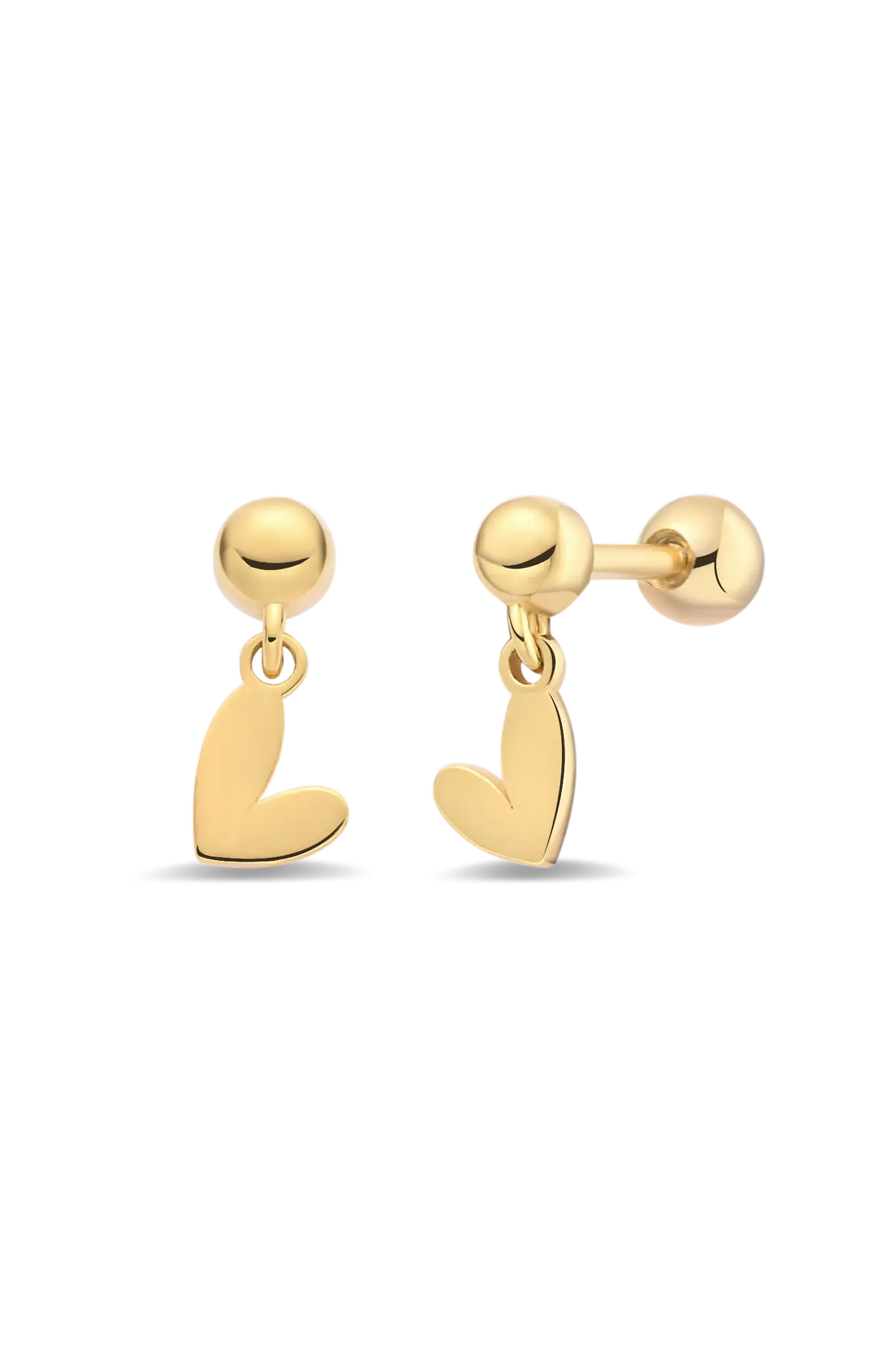 Cercei Argint Cu Filet Heart Swing LisaConcept