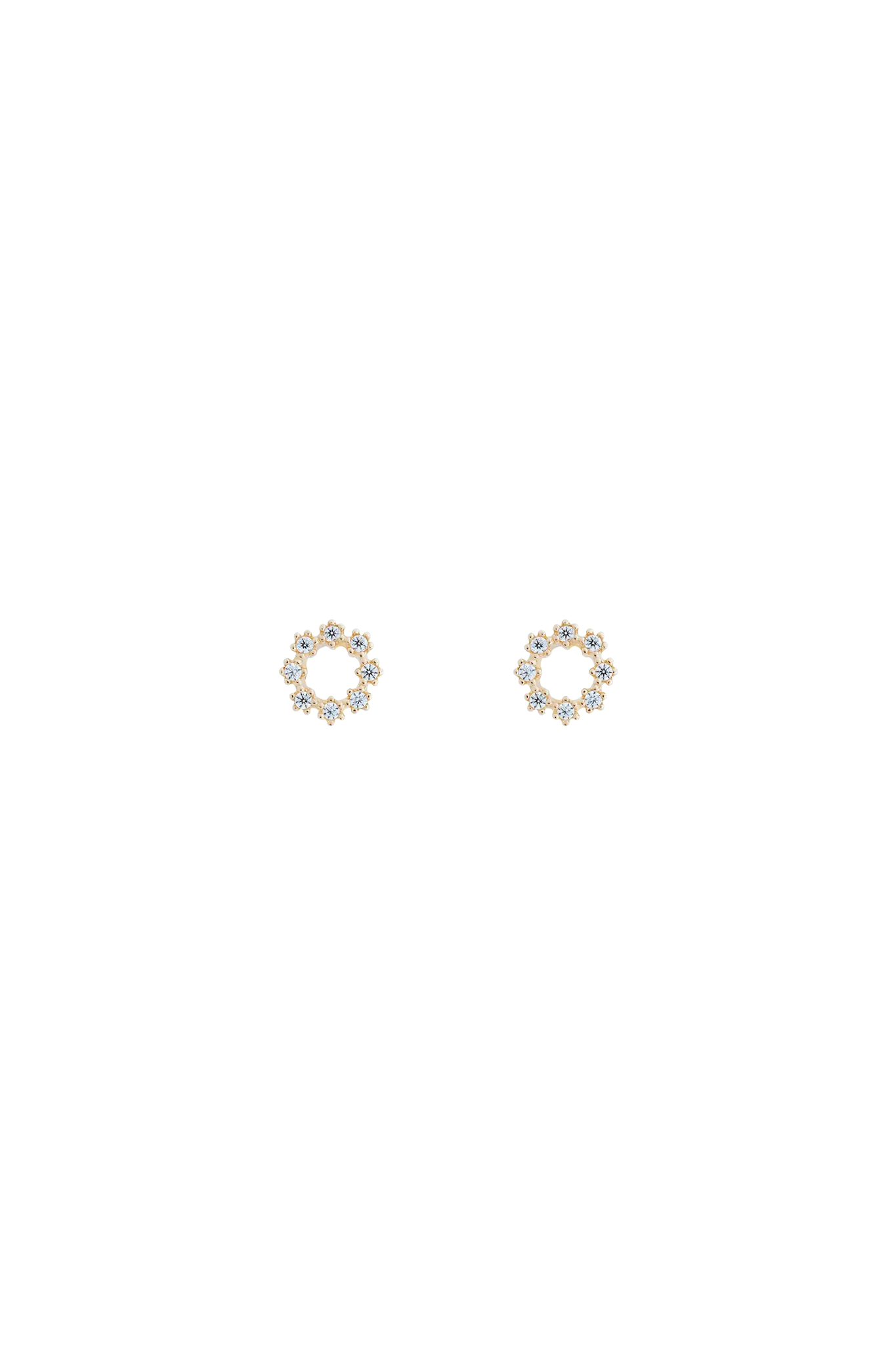 Cercei Argint Flower Crown LisaConcept