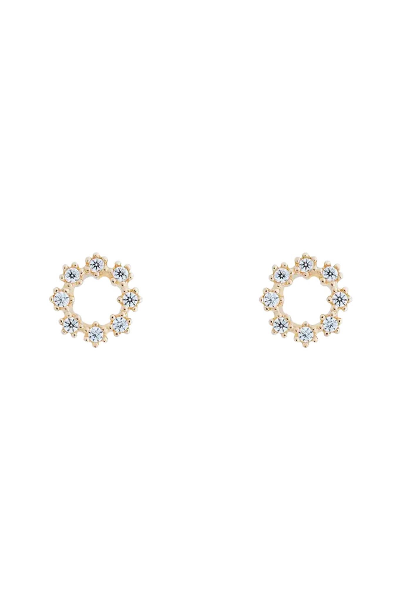 Cercei Argint Flower Crown LisaConcept