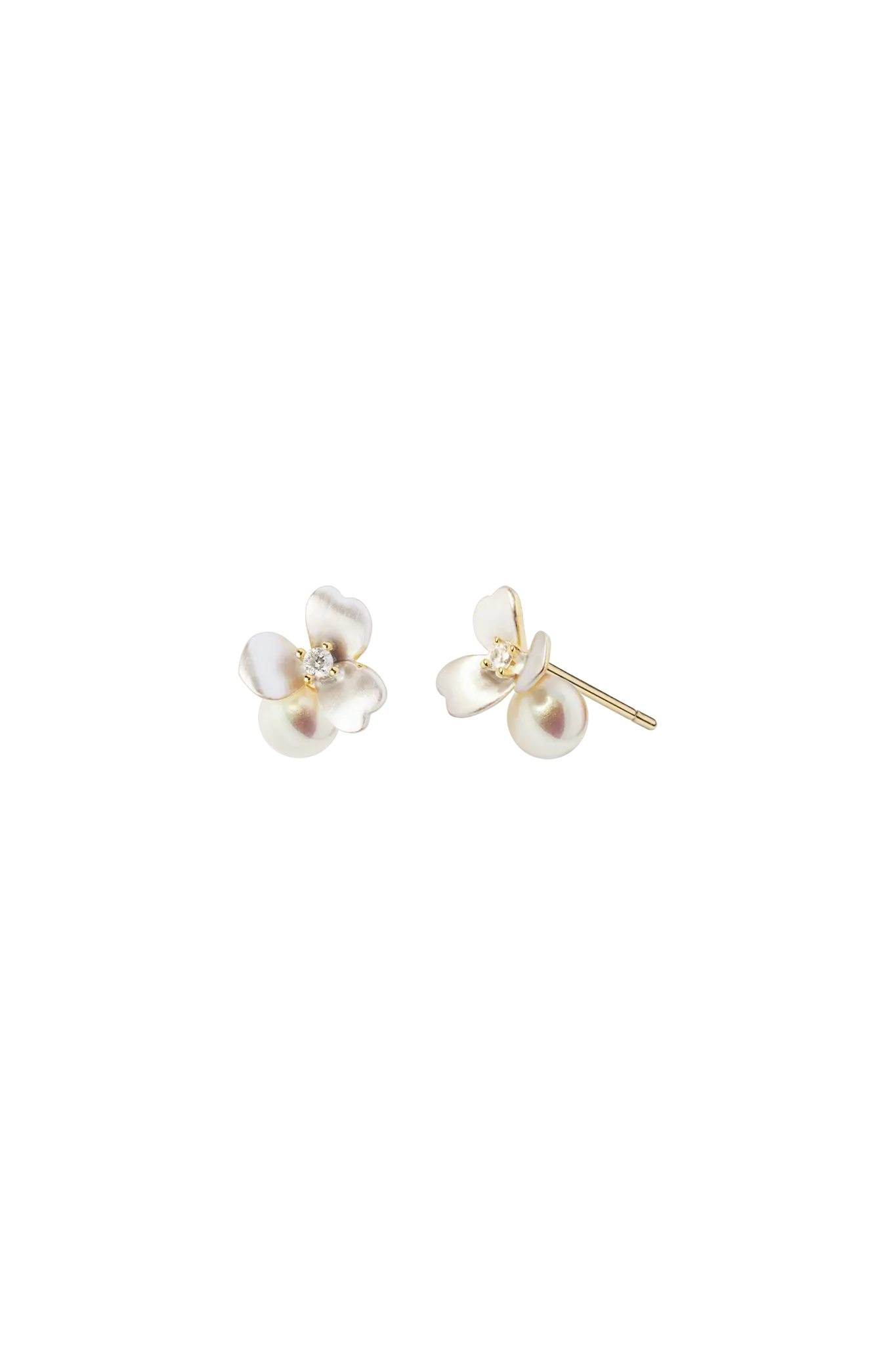 Cercei Argint Flower&Pearl LisaConcept