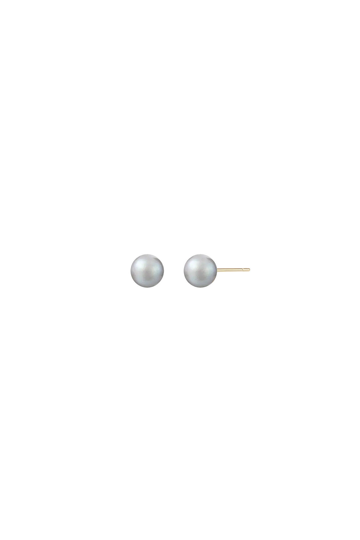 Cercei Argint Grey Pearls M Lisa&Co.