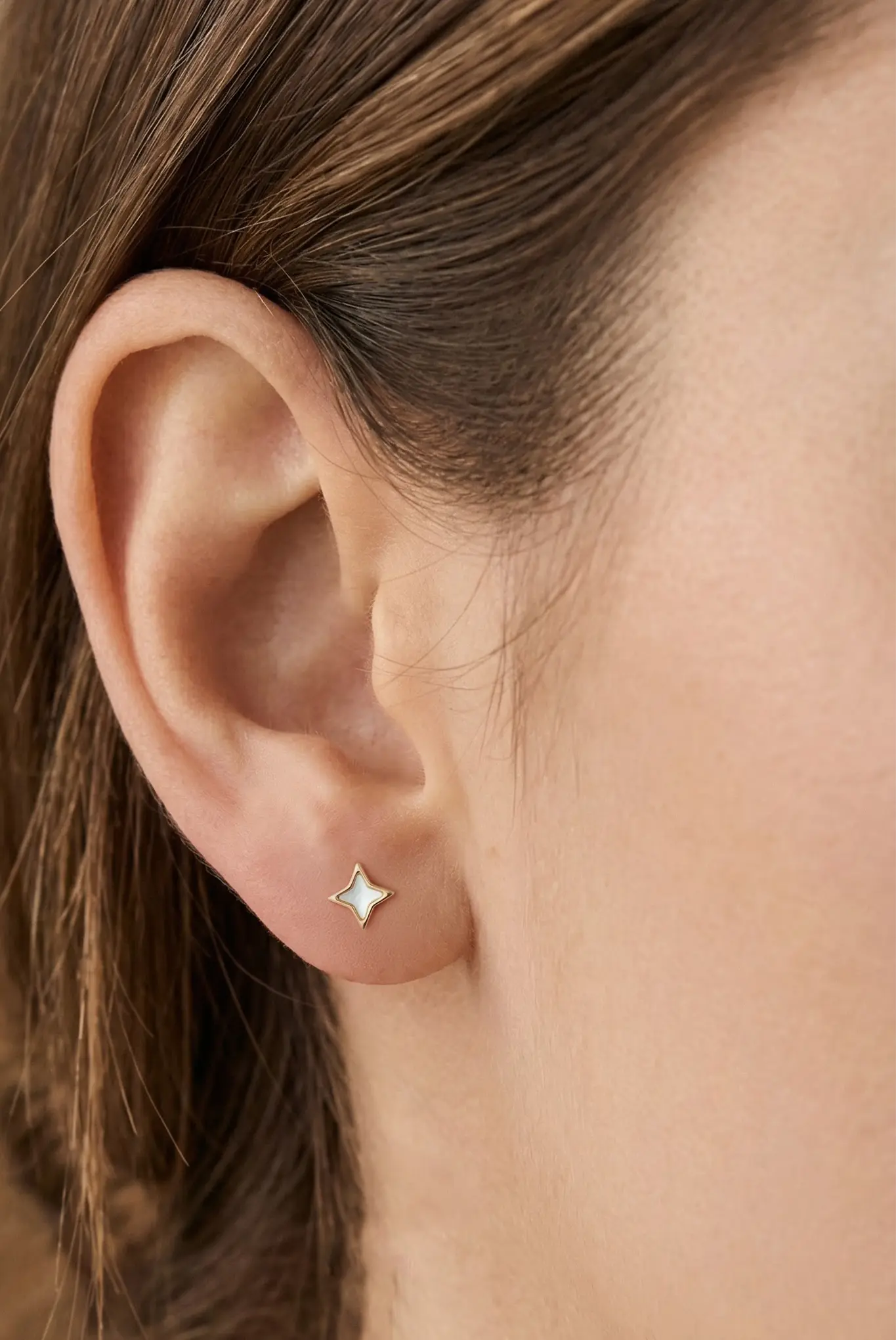 Cercei Argint Iridescent Northern Star Lisa&Co.