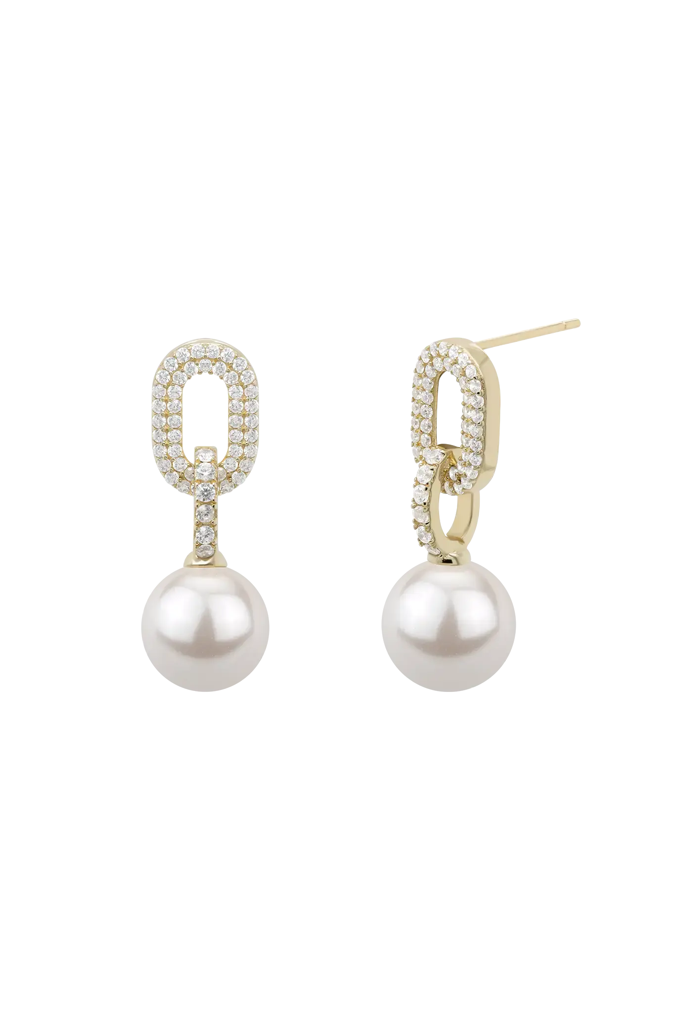 Cercei Argint Links&Pearls LisaConcept