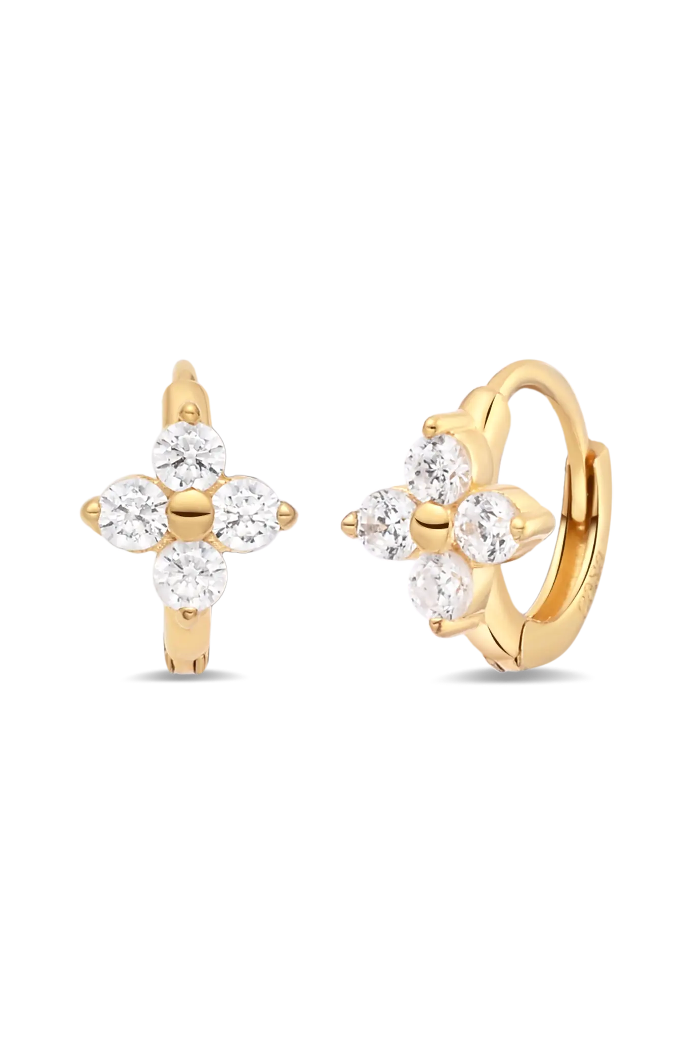 Cercei Argint Luminous Hoops LisaConcept