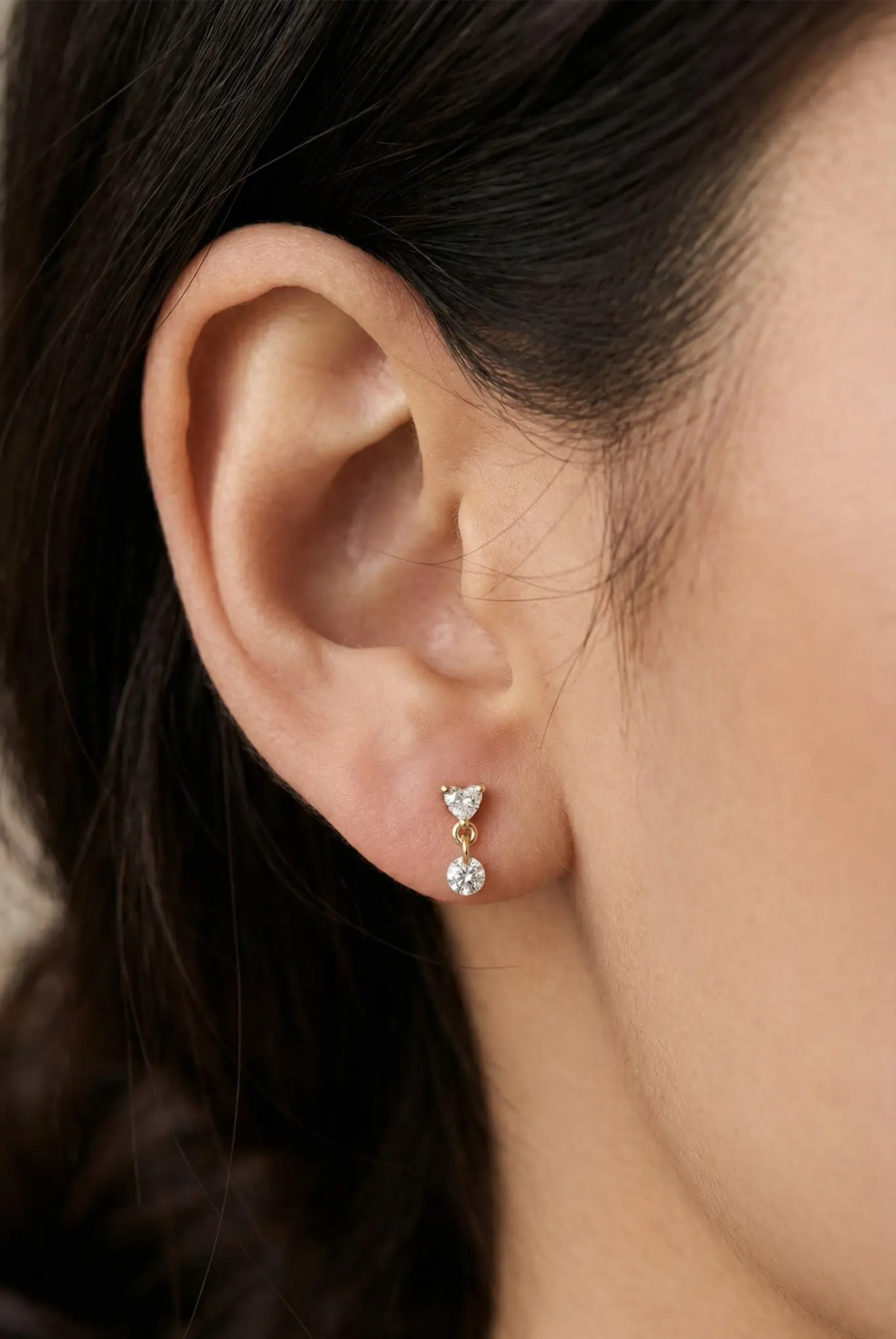 Cercei Argint Naked Diamond (Pierce) Lisa&Co.