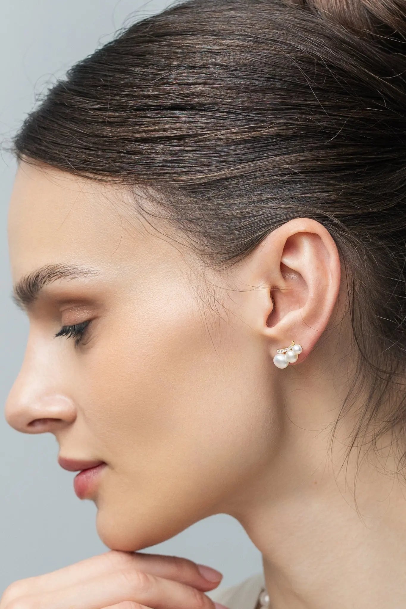 Cercei Argint Pearl Grace LisaConcept