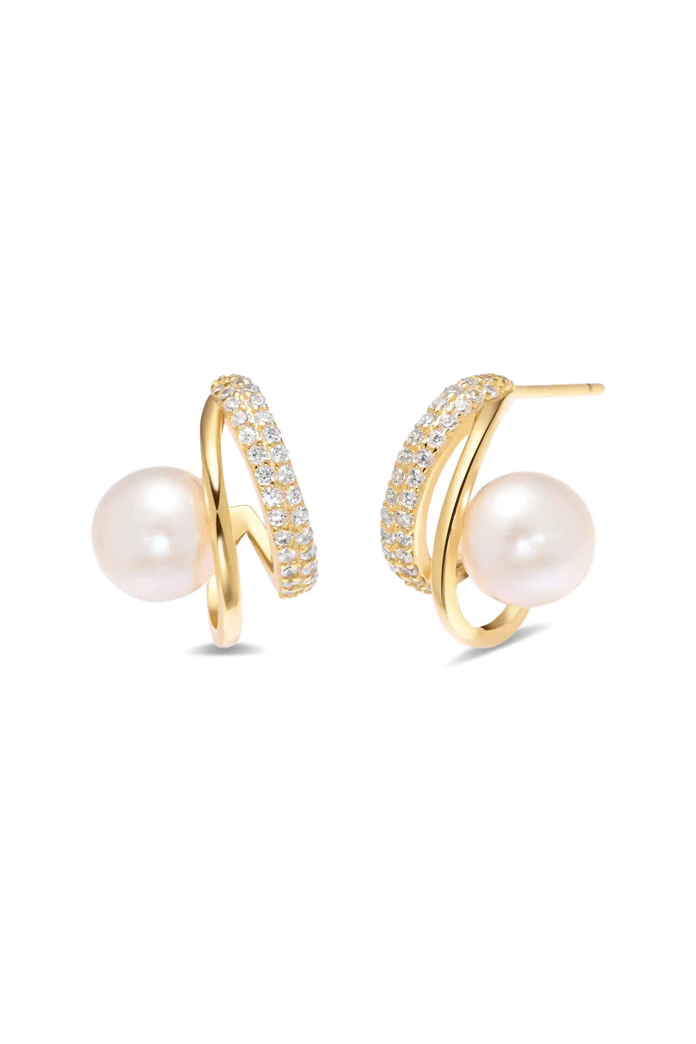 Cercei Argint Persei Pearl LisaConcept