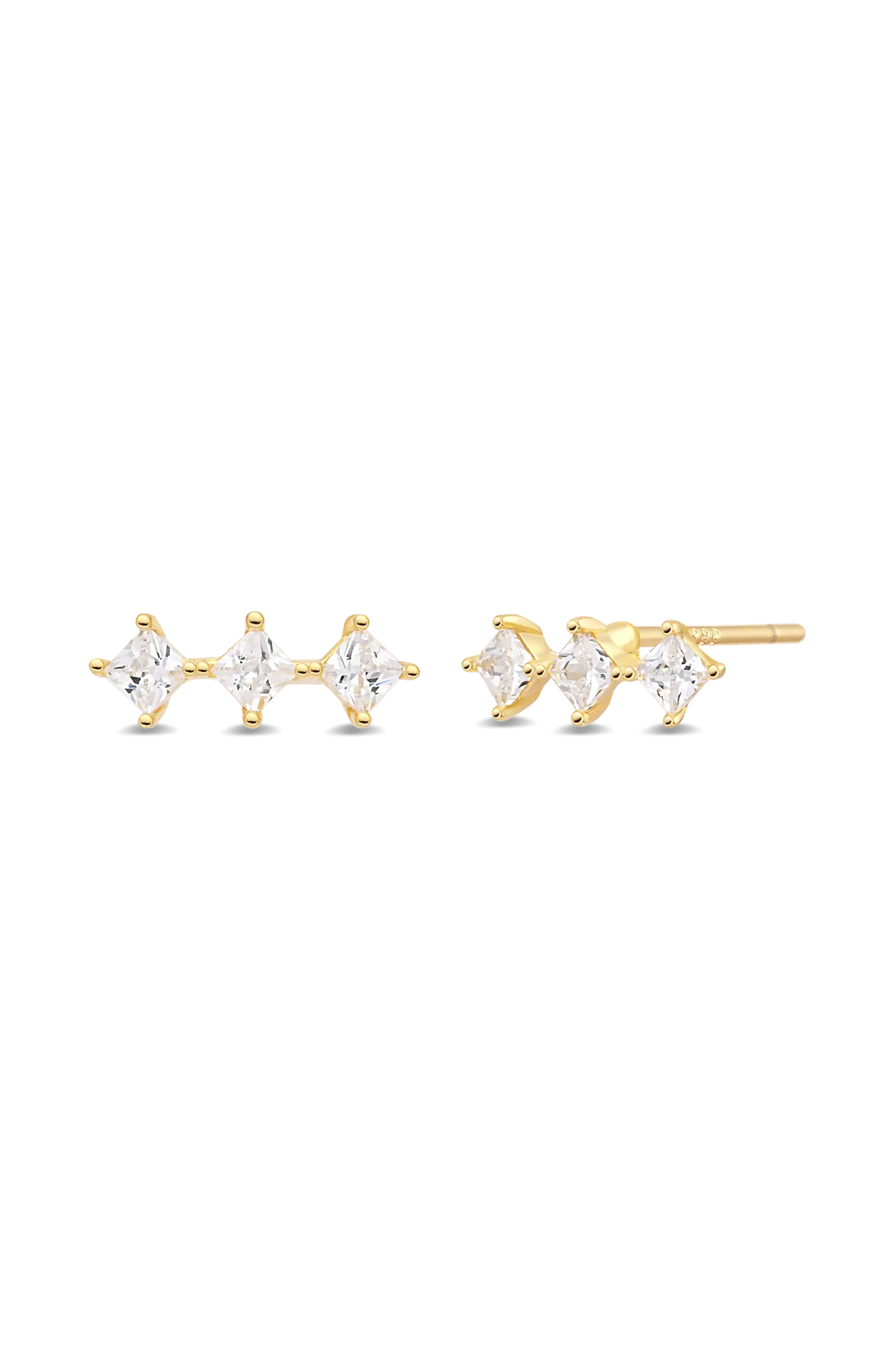 Cercei Argint Pointy Trio LisaConcept
