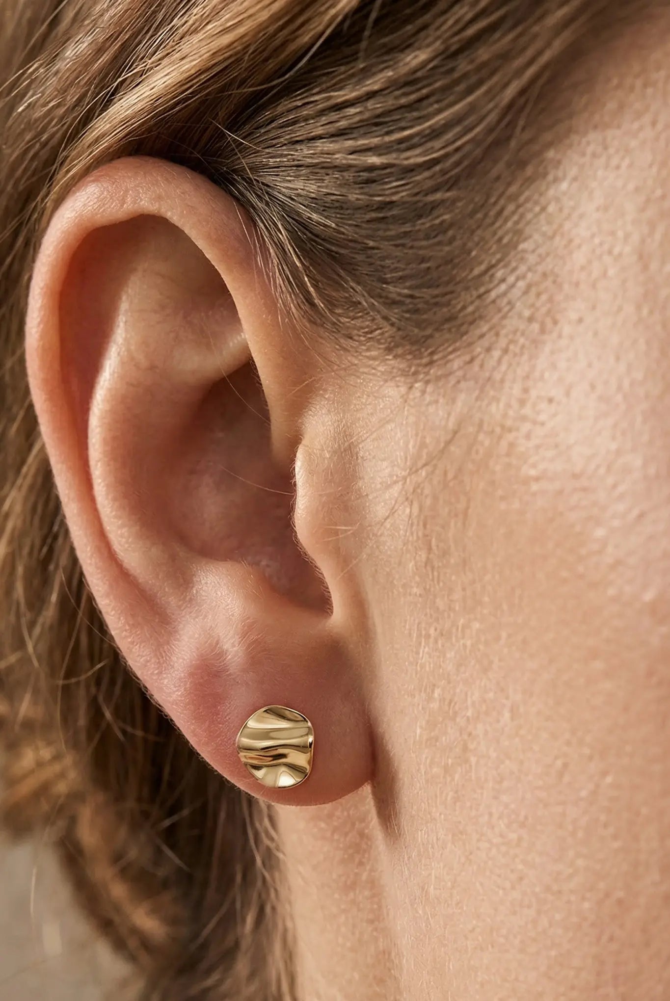 Cercei Argint Rippled LisaConcept