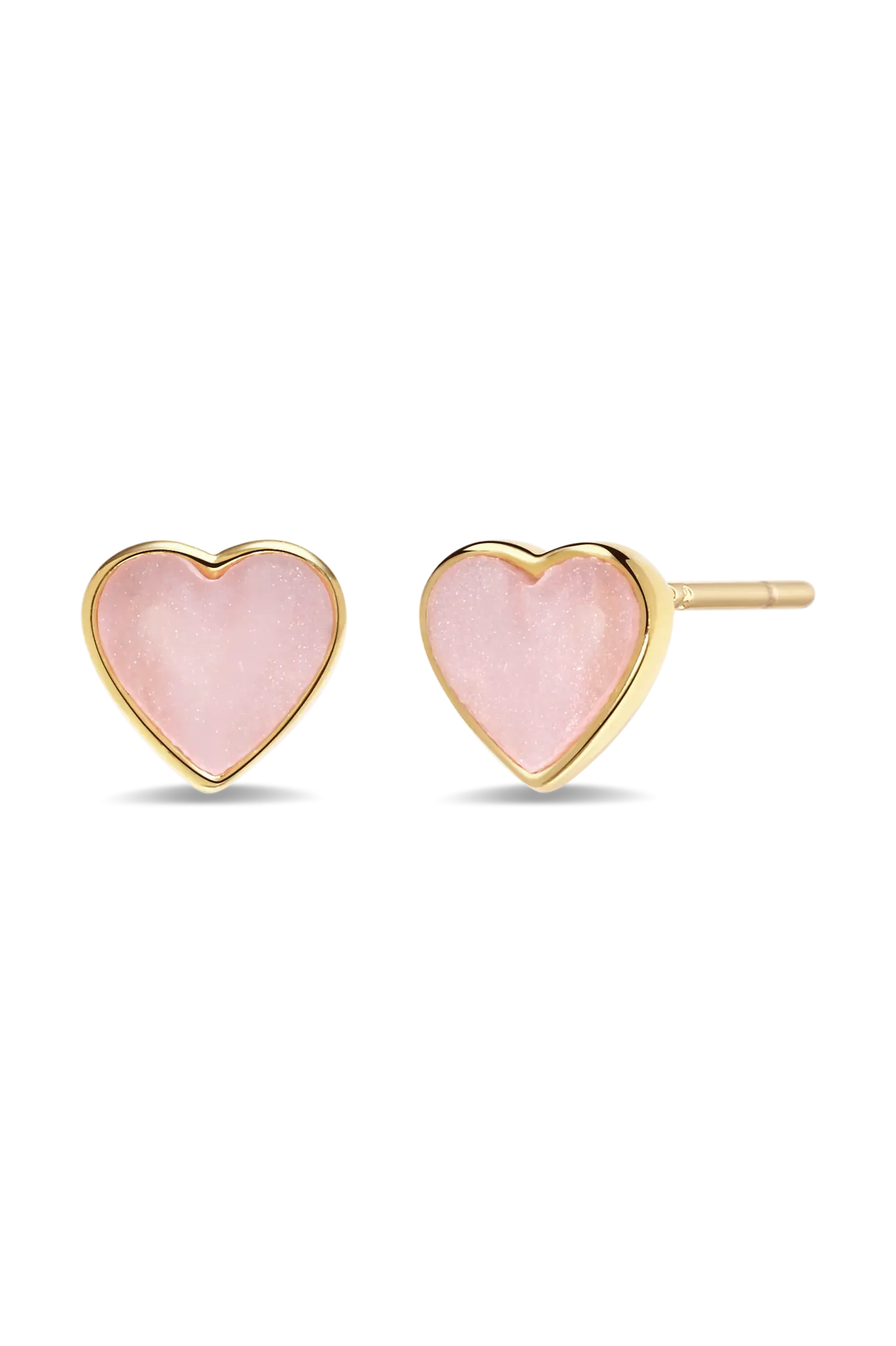 Cercei Argint Rose Heart LisaConcept
