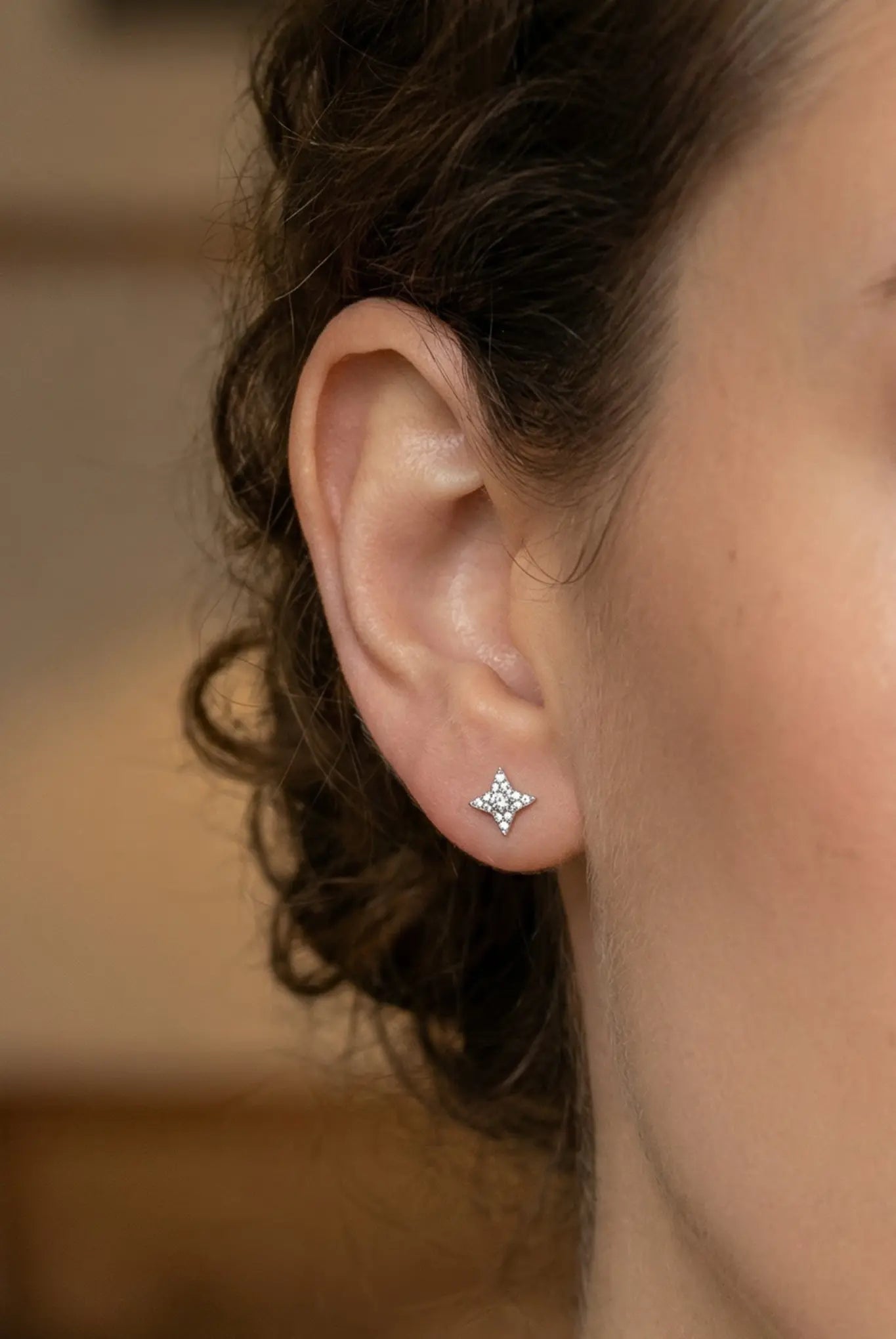 Cercei Argint Shooting Star Lisa&Co.