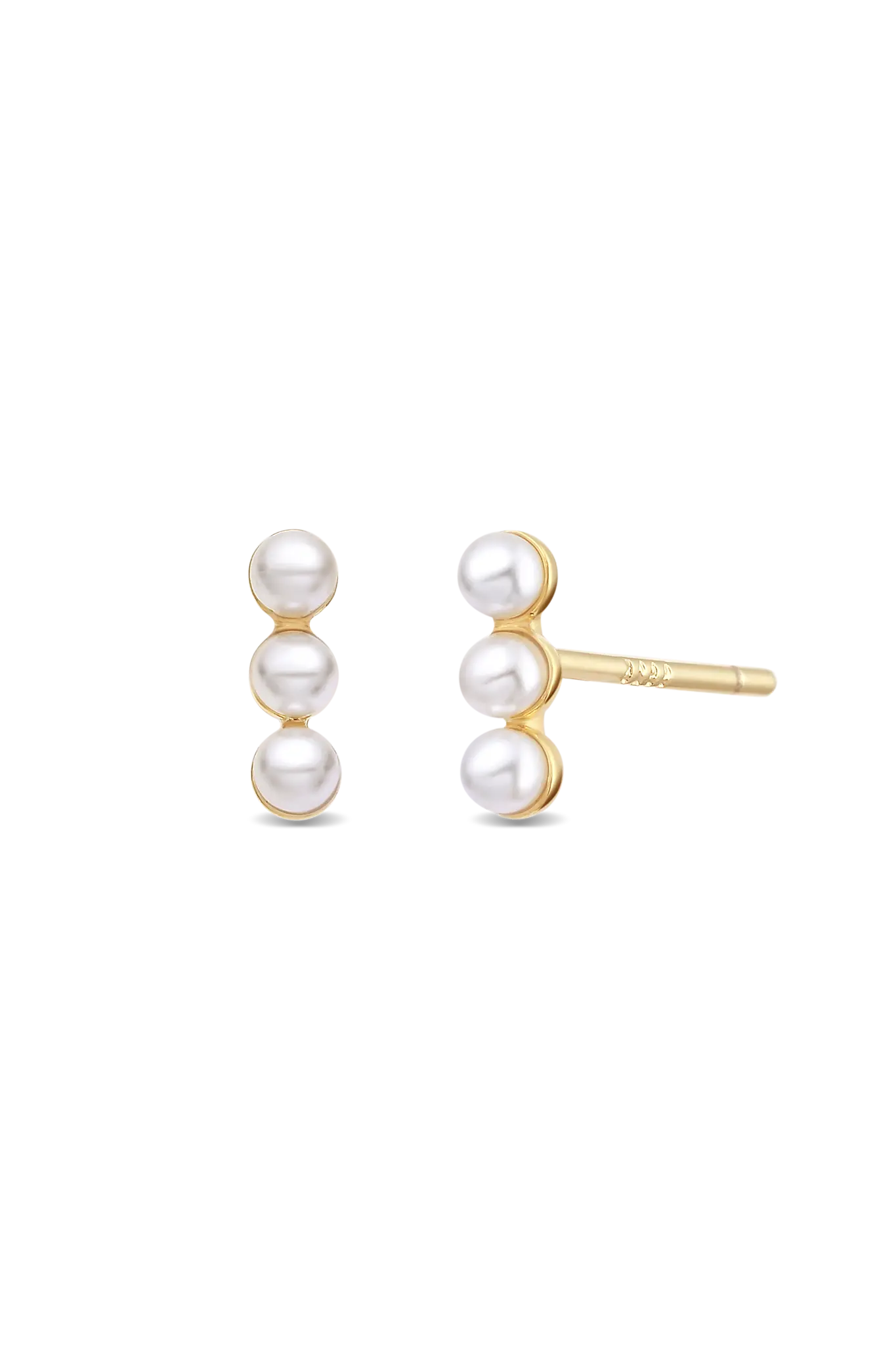 Cercei Argint Three Pearls Lisa&Co.