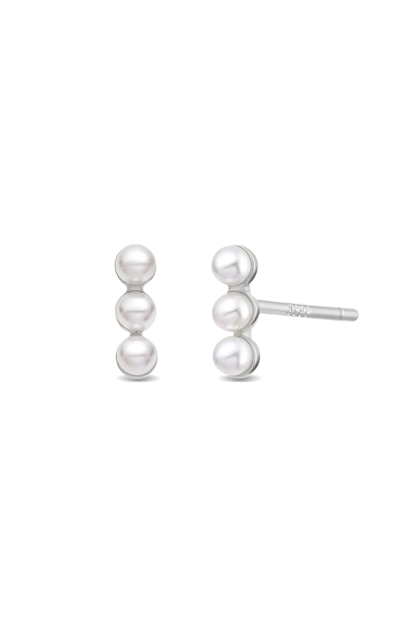 Cercei Argint Three Pearls Lisa&Co.