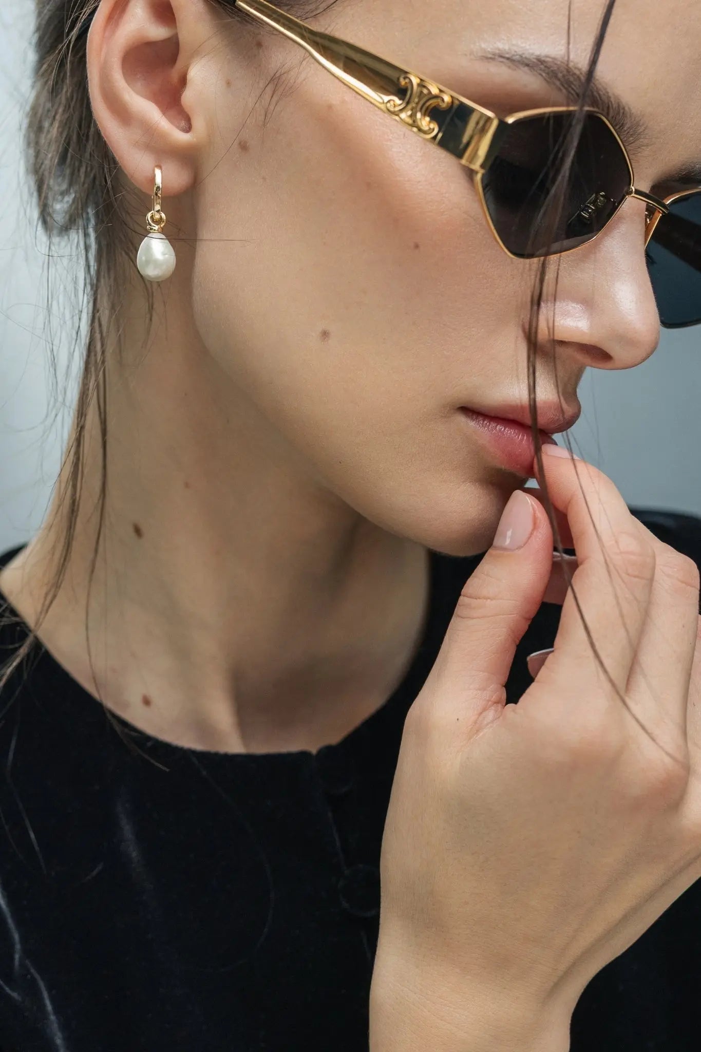 Cercei Argint Vermeer Pearl LisaConcept