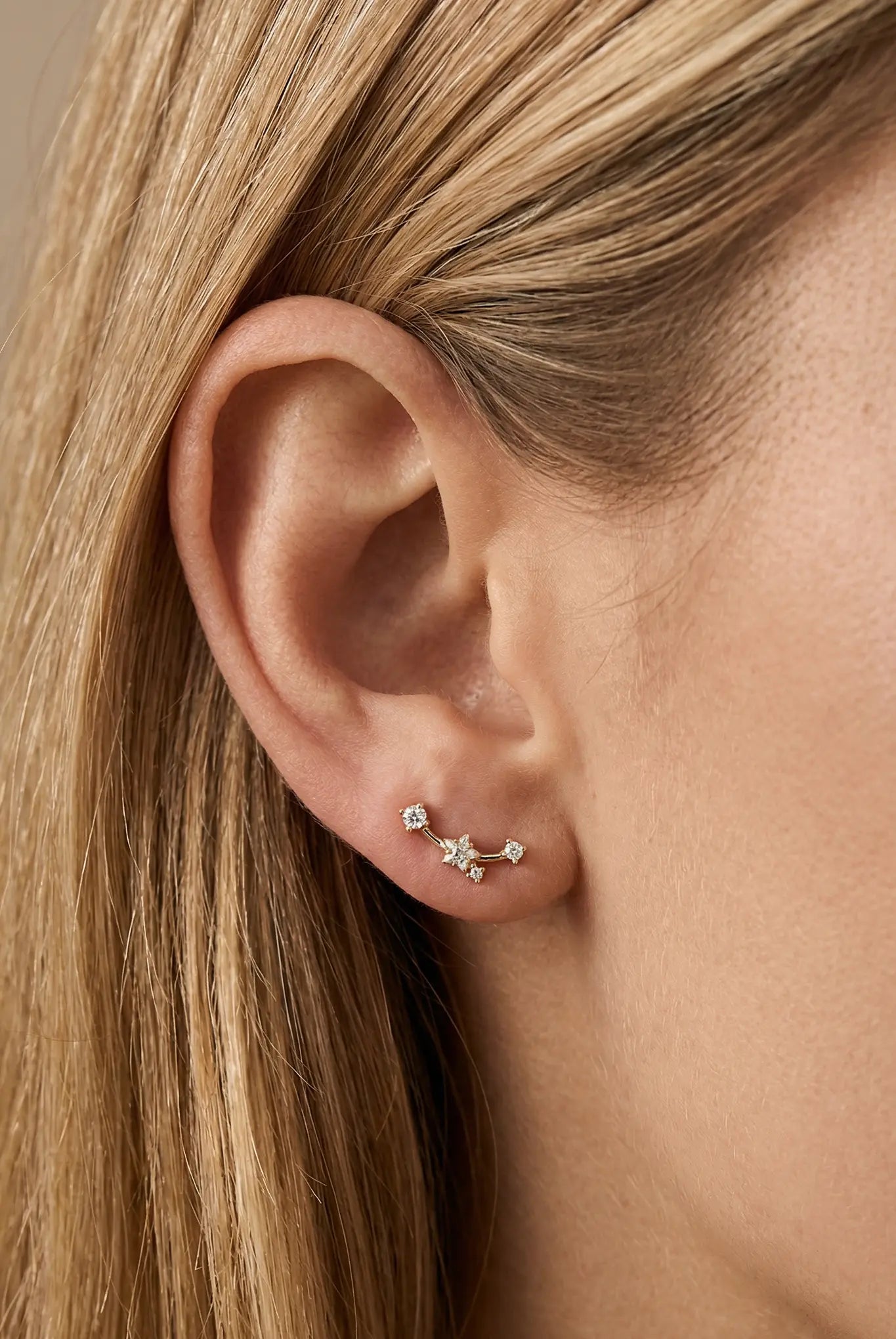 Cercei Aur Big Dipper Lisa&Co.