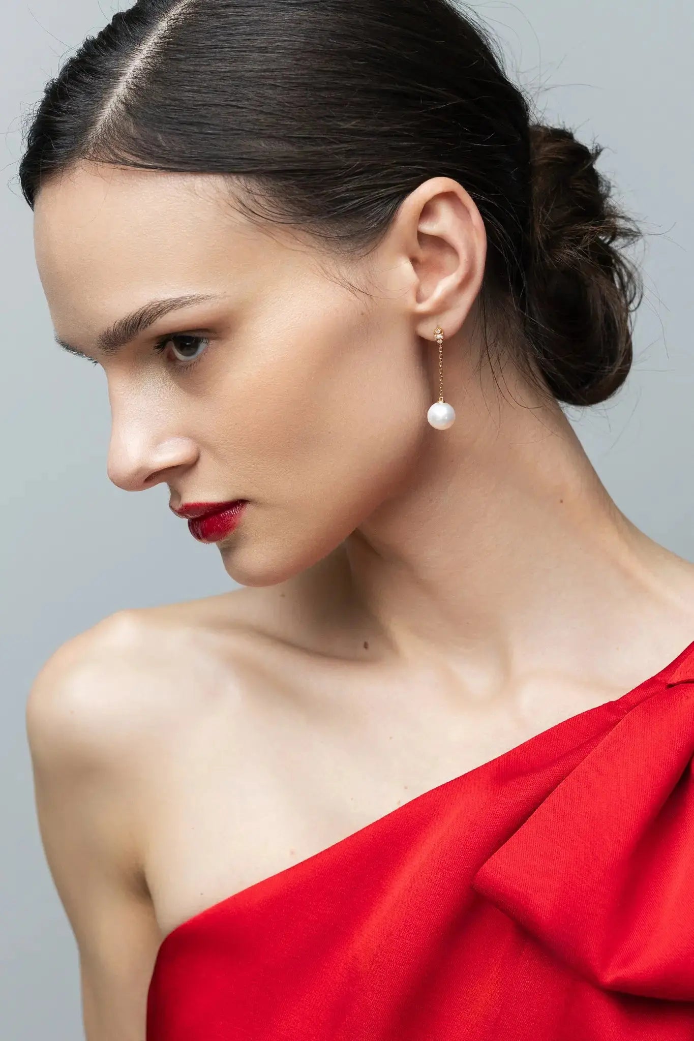 Cercei Aur Juno Pearl Drop Lisa&Co.