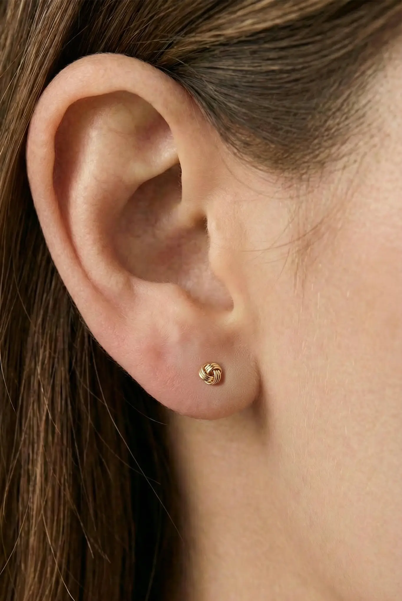 Cercei Aur Knot S LisaConcept