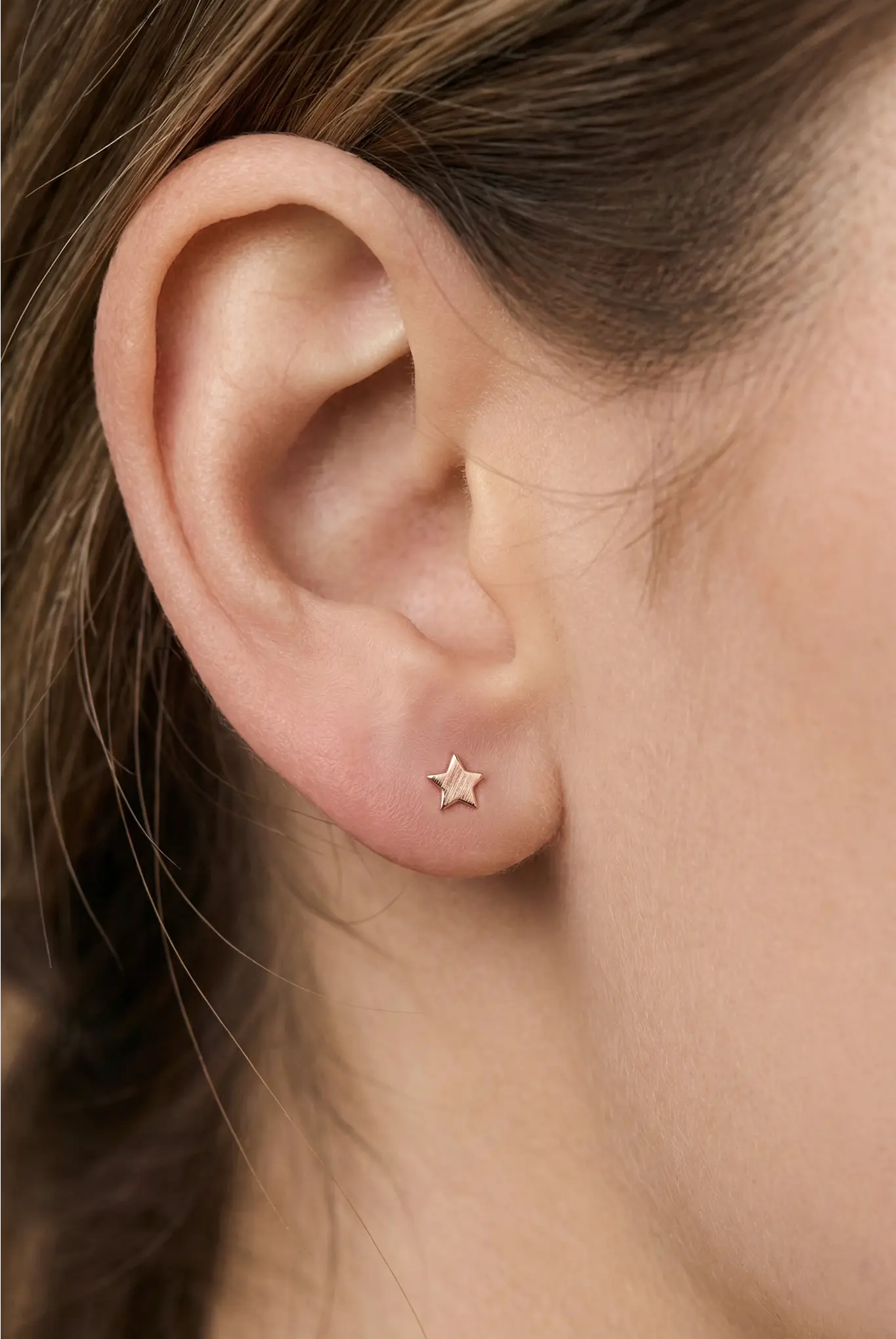 Cercei Aur Rose Star Lisa&Co.