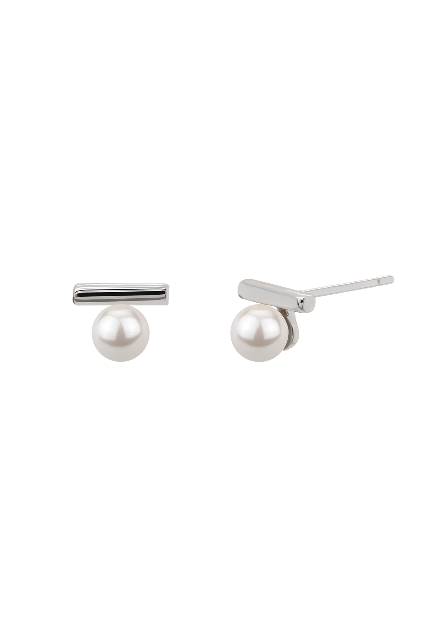 Cercei argint Baguette&Pearl L Lisa&Co.