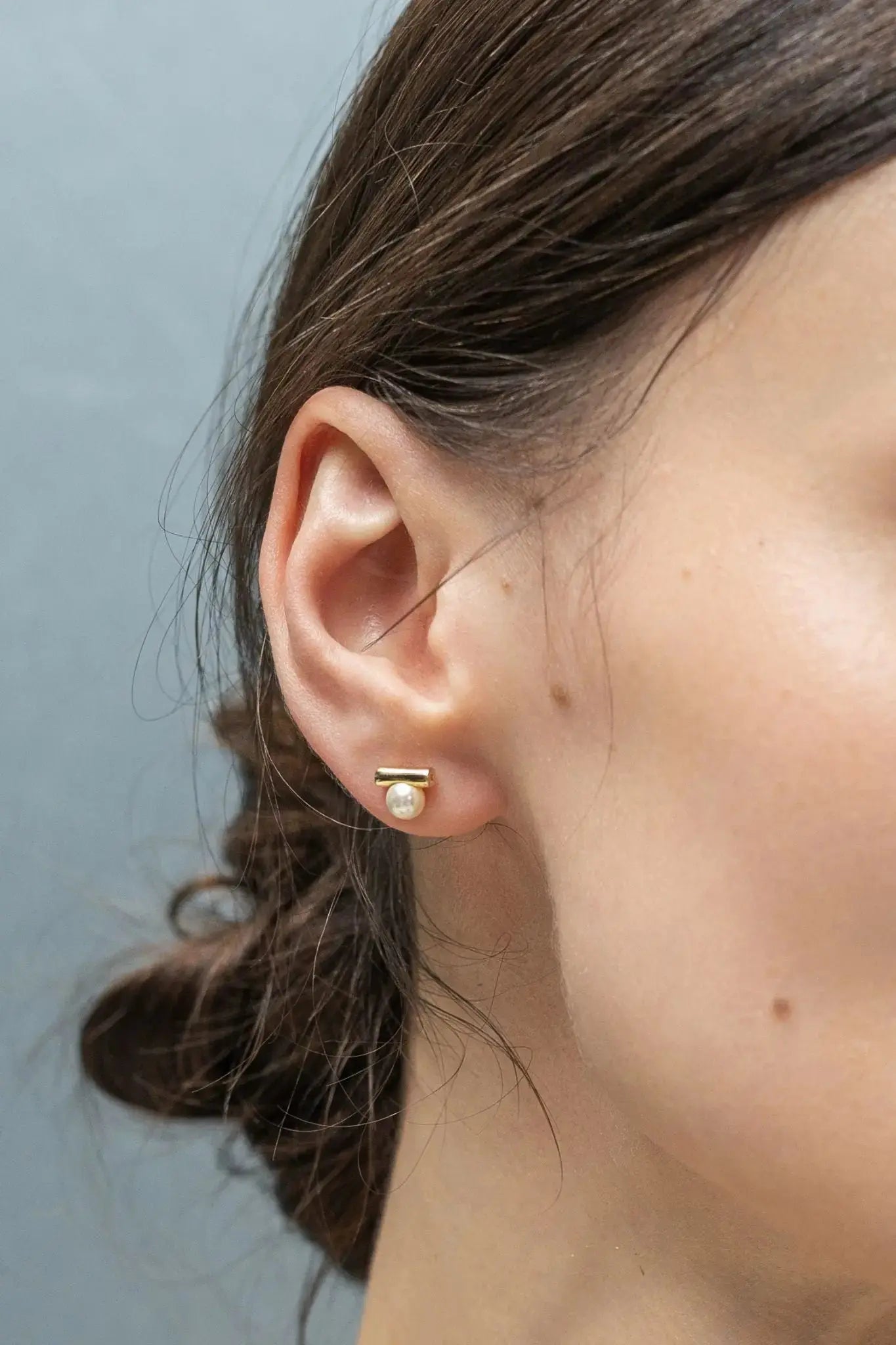 Cercei argint Baguette&Pearl L Lisa&Co.