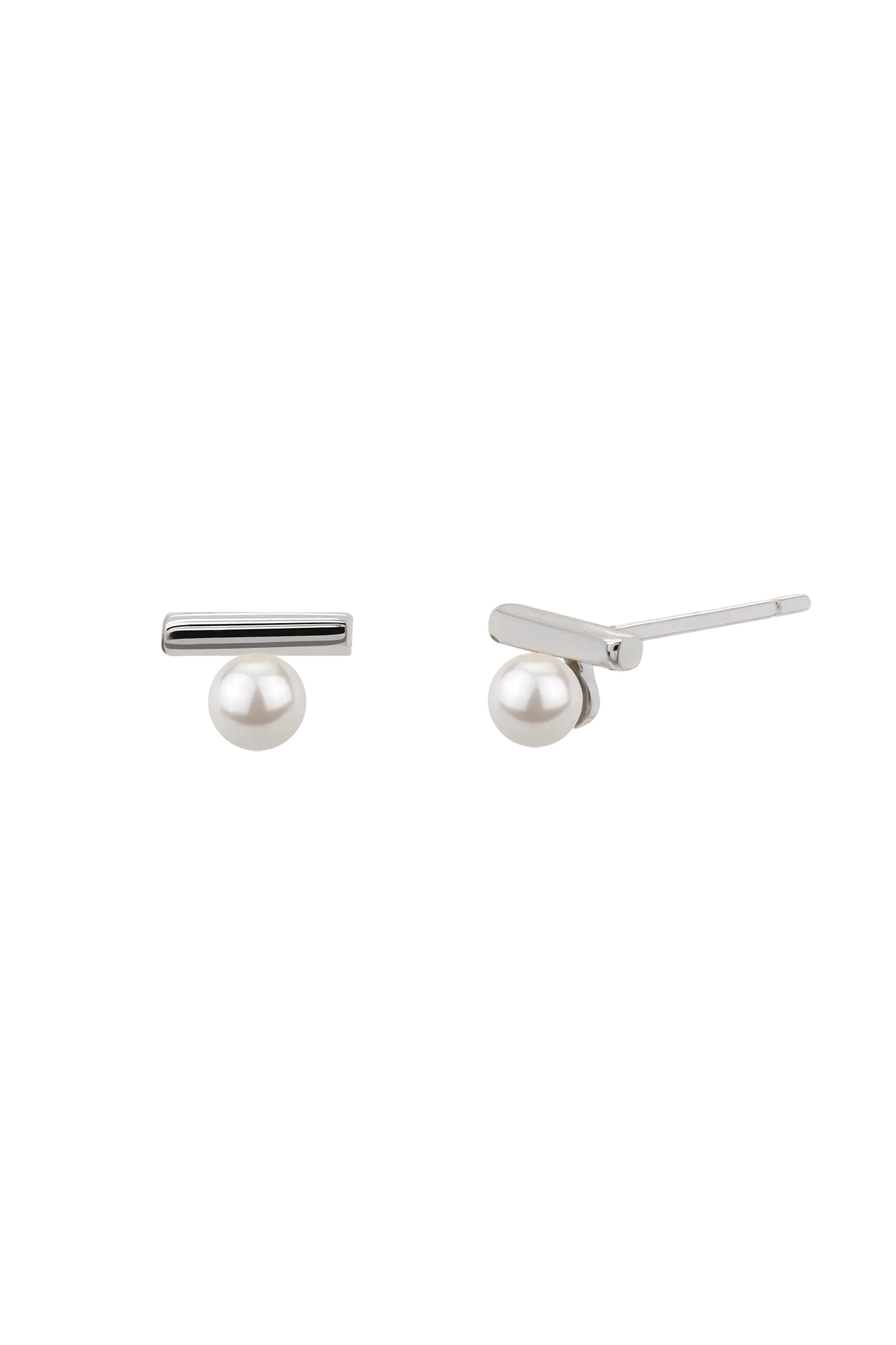 Cercei argint Baguette&Pearl S Lisa&Co.