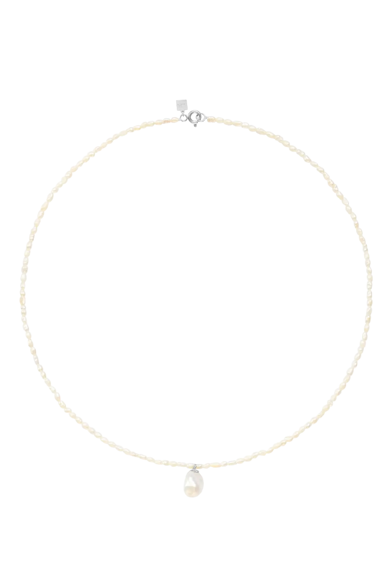 Colier Argint Delicate Pearl Pendant LisaConcept