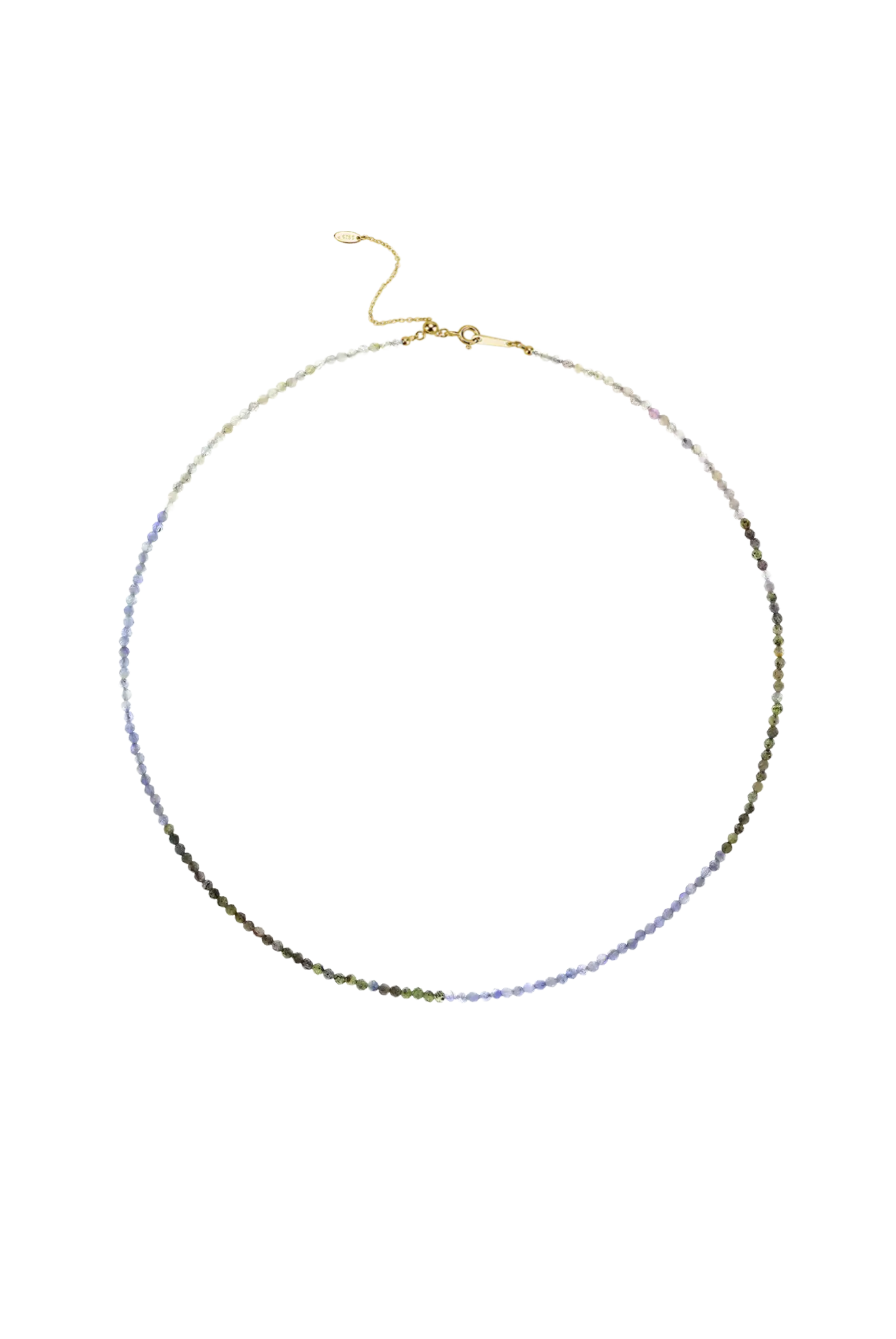 Colier Argint Gradient Blue Crystals S LisaConcept