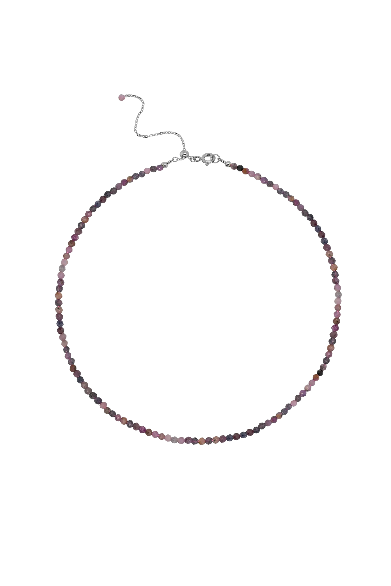 Colier Argint Granat Lisa&Co.