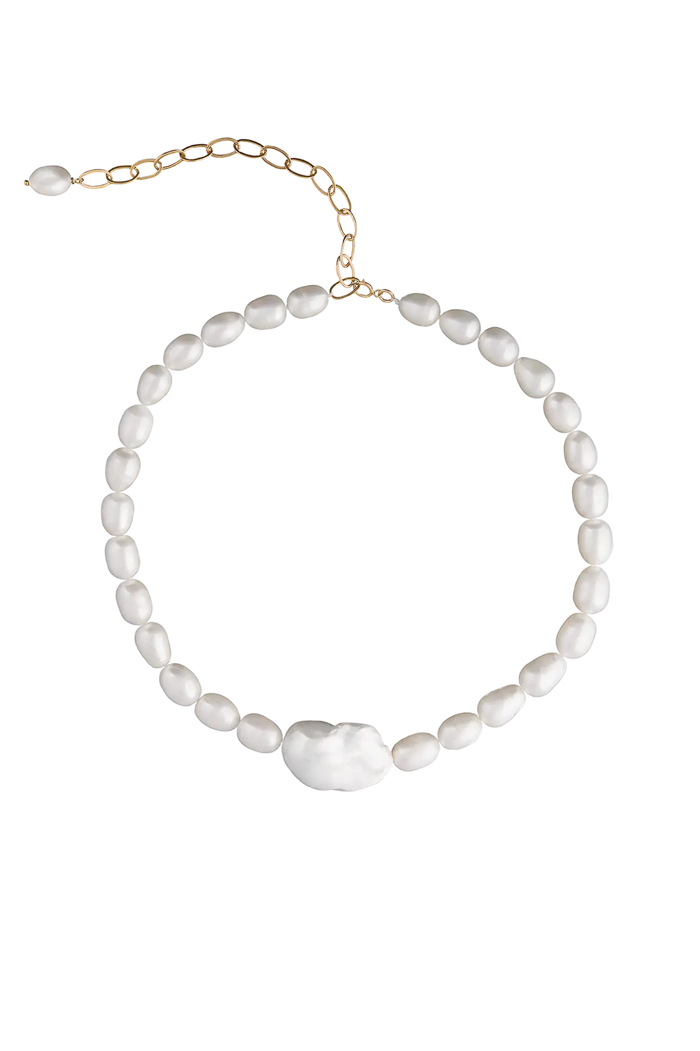 Colier Argint Keshi Pearl LisaConcept