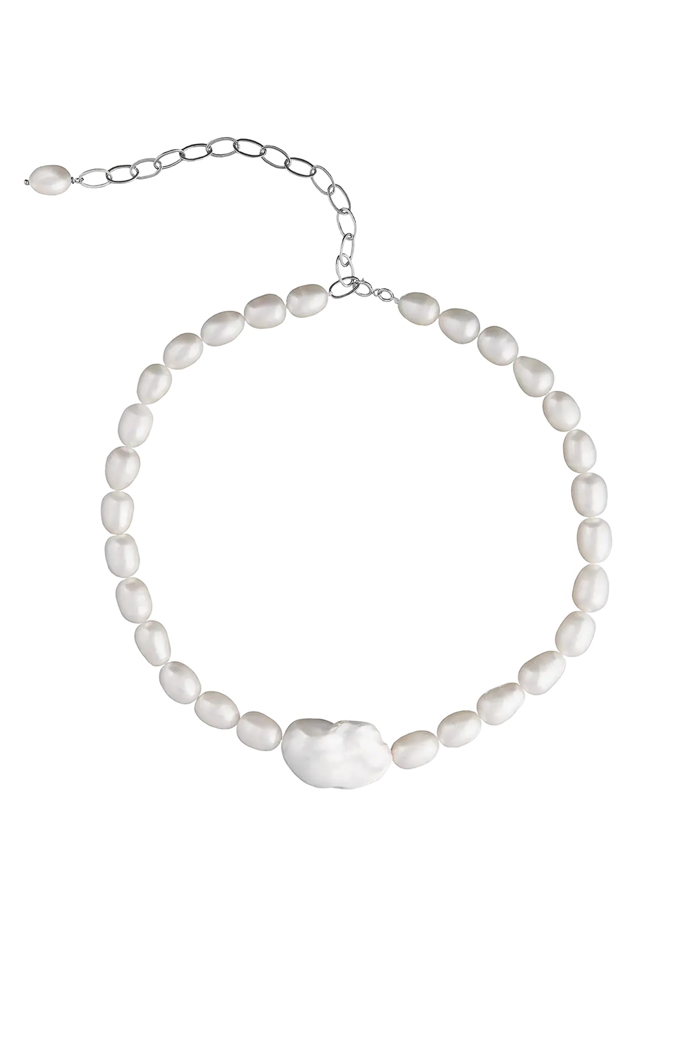Colier Argint Keshi Pearl LisaConcept