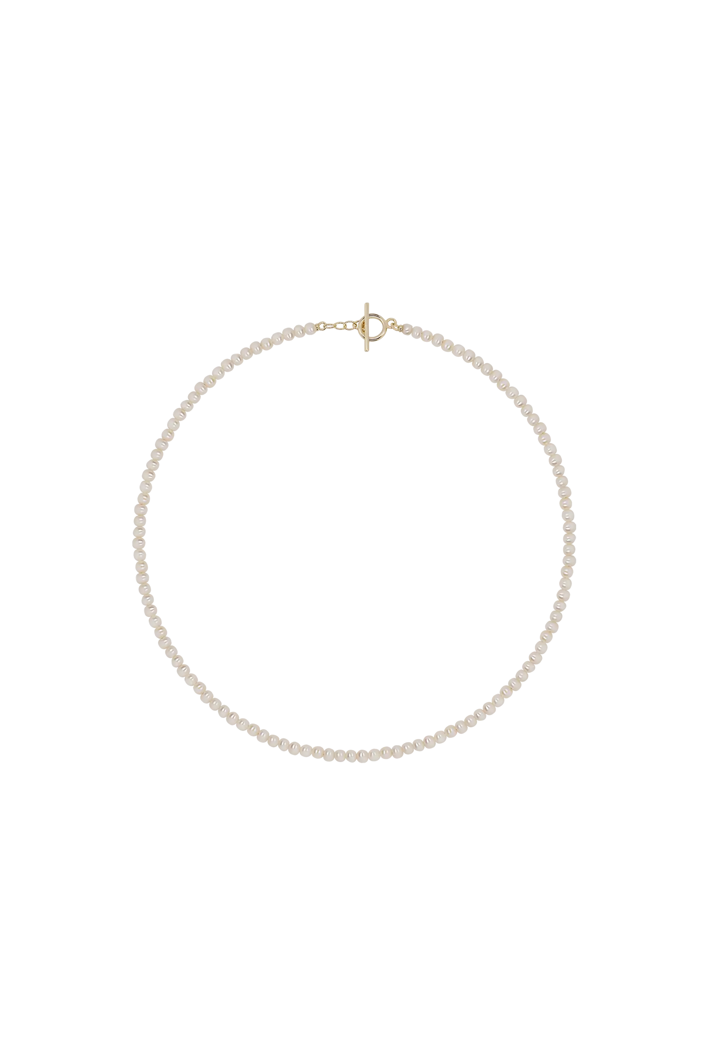 Colier Argint Simple Pearls Lisa&Co.