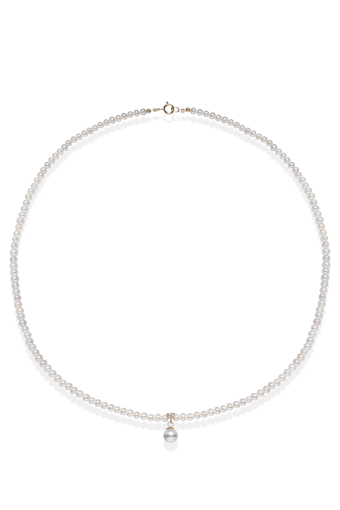 Colier Aur Central Pearl&Diamond LisaConcept