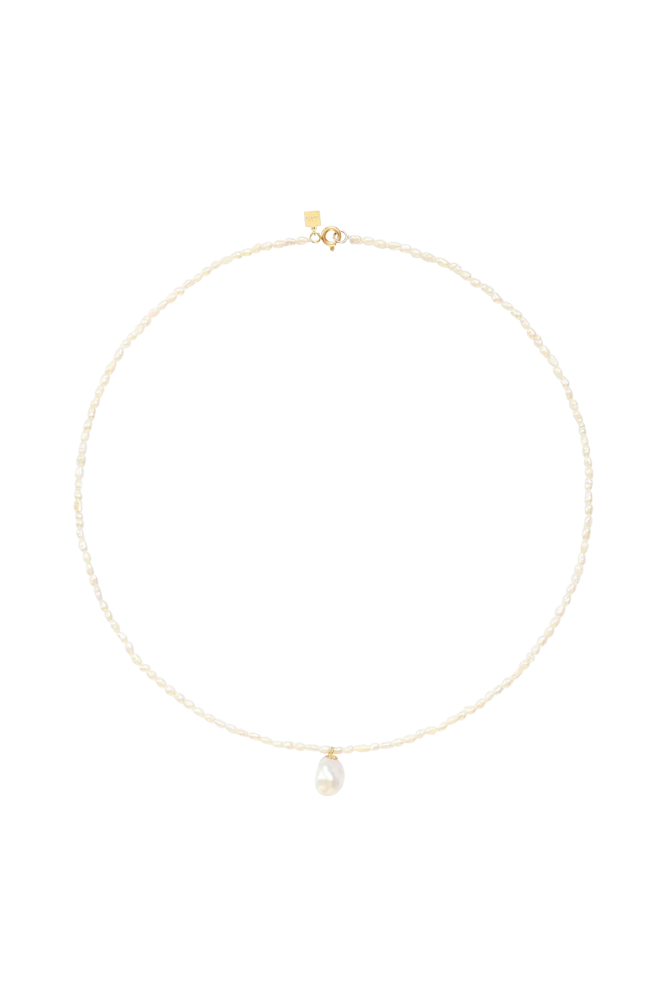Colier Aur Delicate Pearl Pendant Lisa&Co.