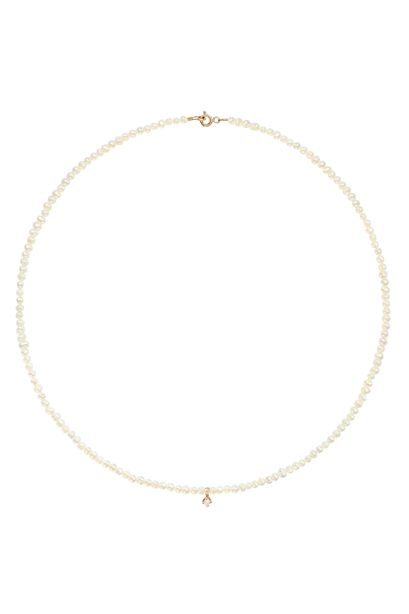 Colier Aur Mini Pearls&Diamond LisaConcept